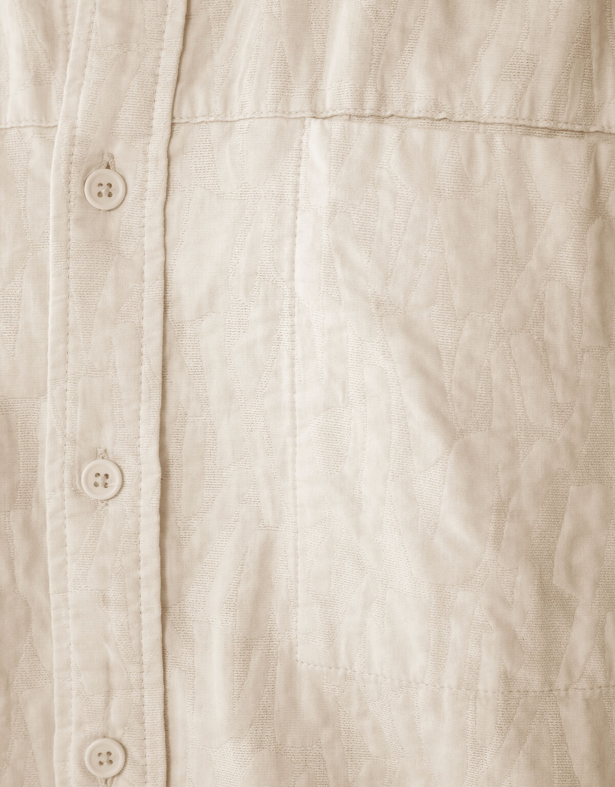 Structuur Overshirt Gebroken Wit SHOEBY MEN