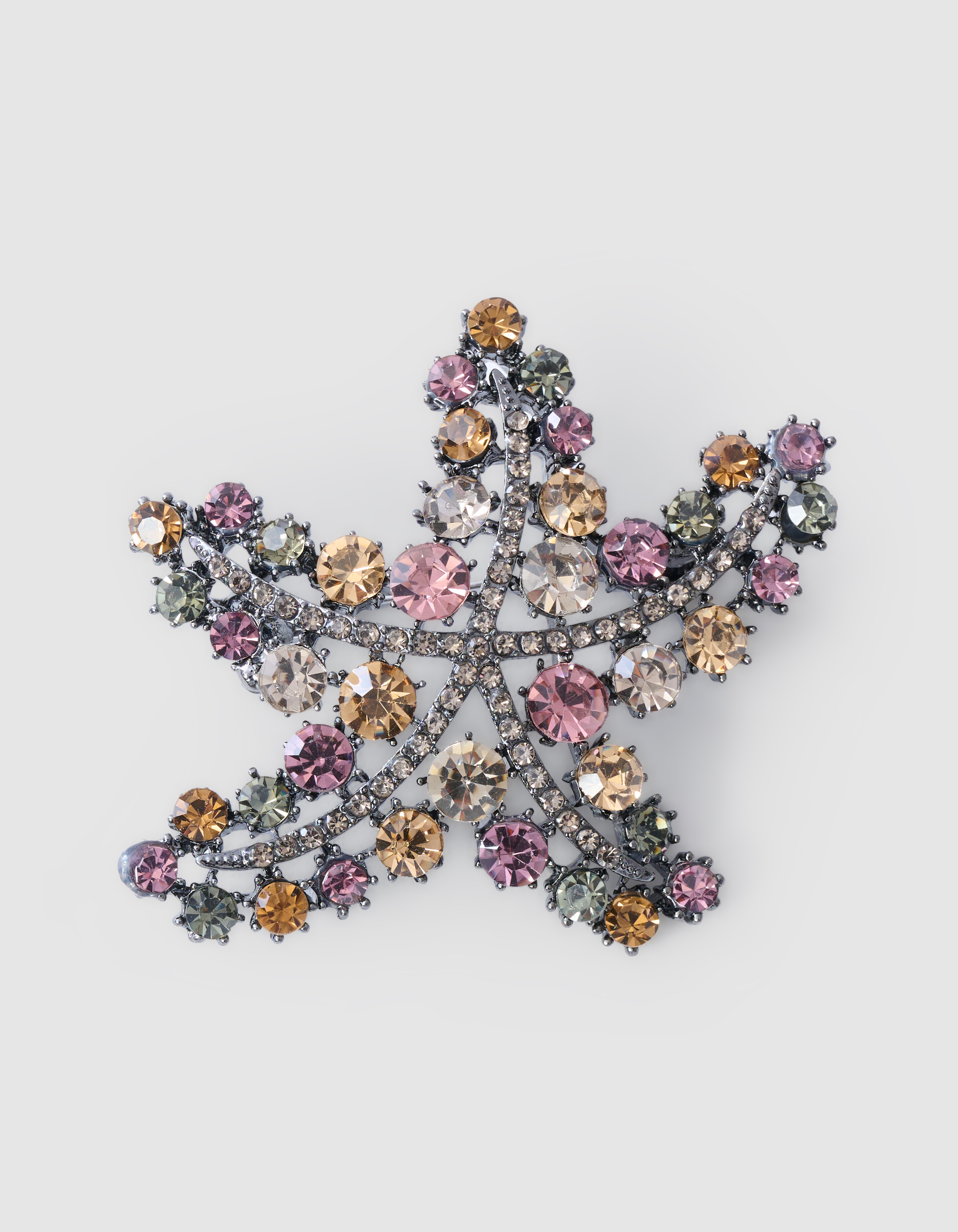 Strass Star Broche Zilver SHOEBY ACCESSOIRES