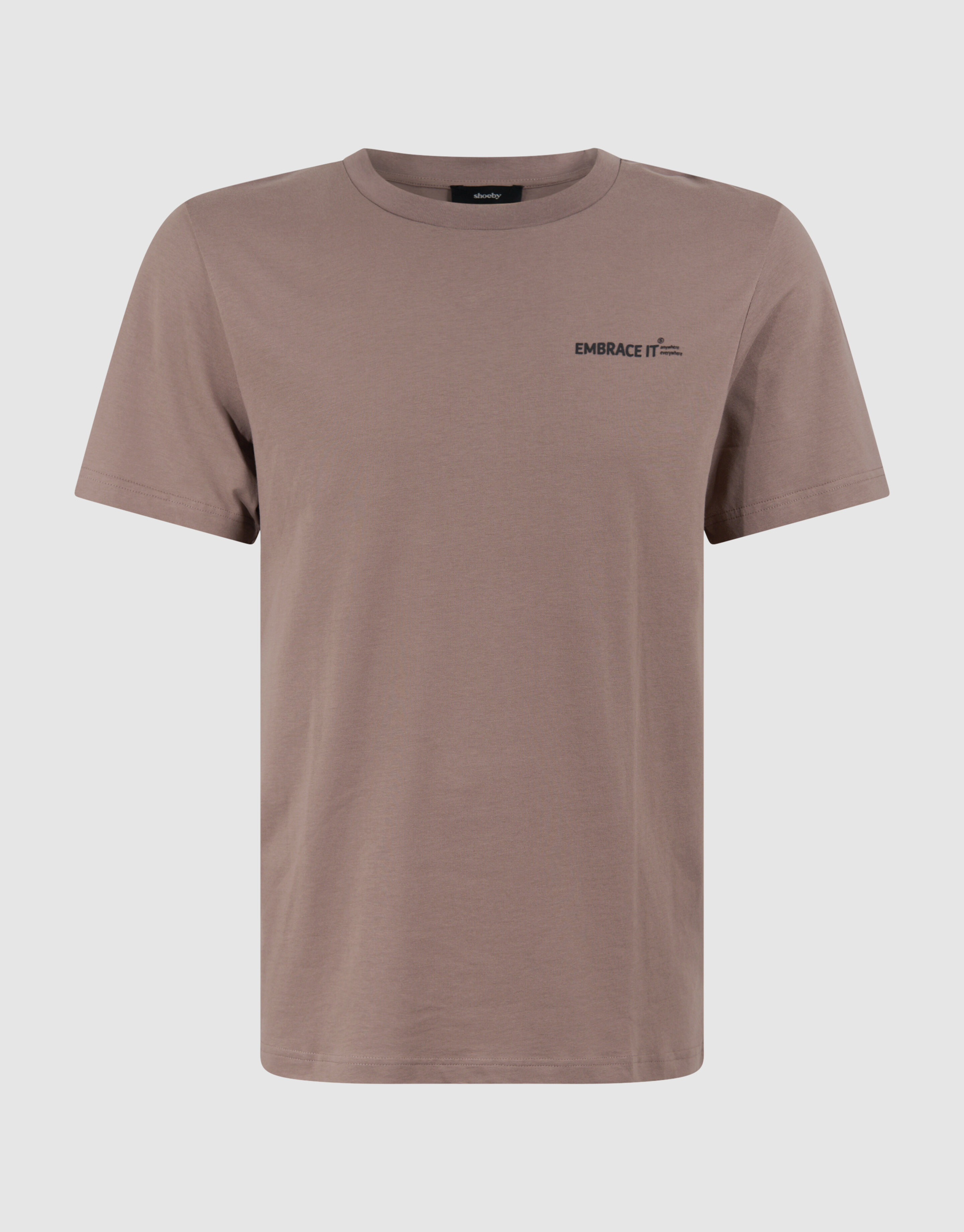 Embrace Artwork T-shirt Lichtbruin SHOEBY MEN