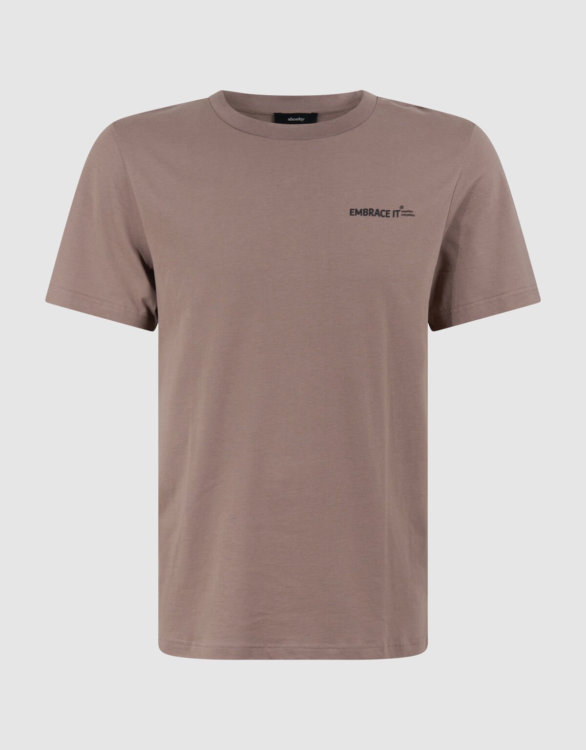 Embrace Artwork T-shirt Lichtbruin SHOEBY MEN
