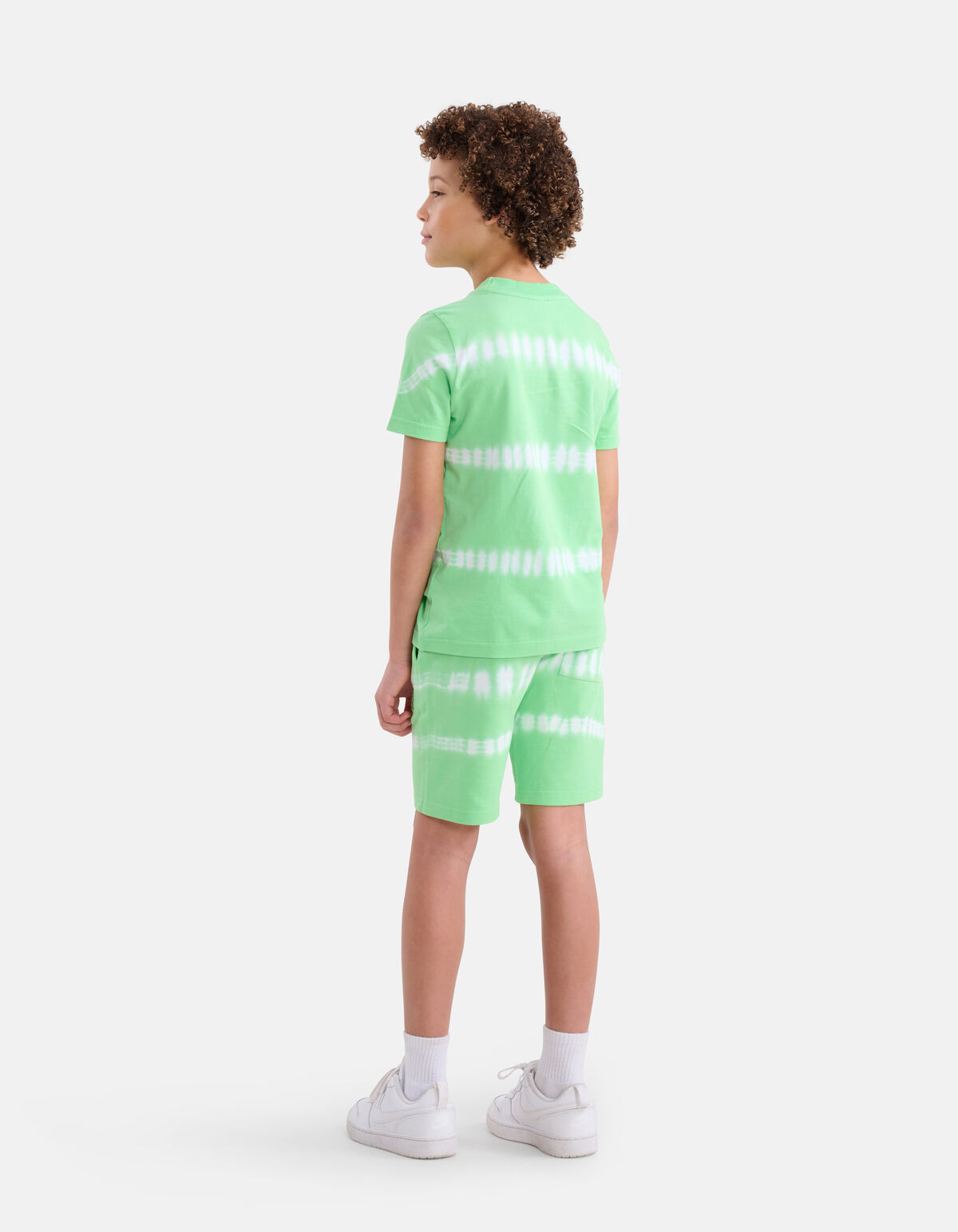 Tie Dye T-shirt Groen SHOEBY BOYS
