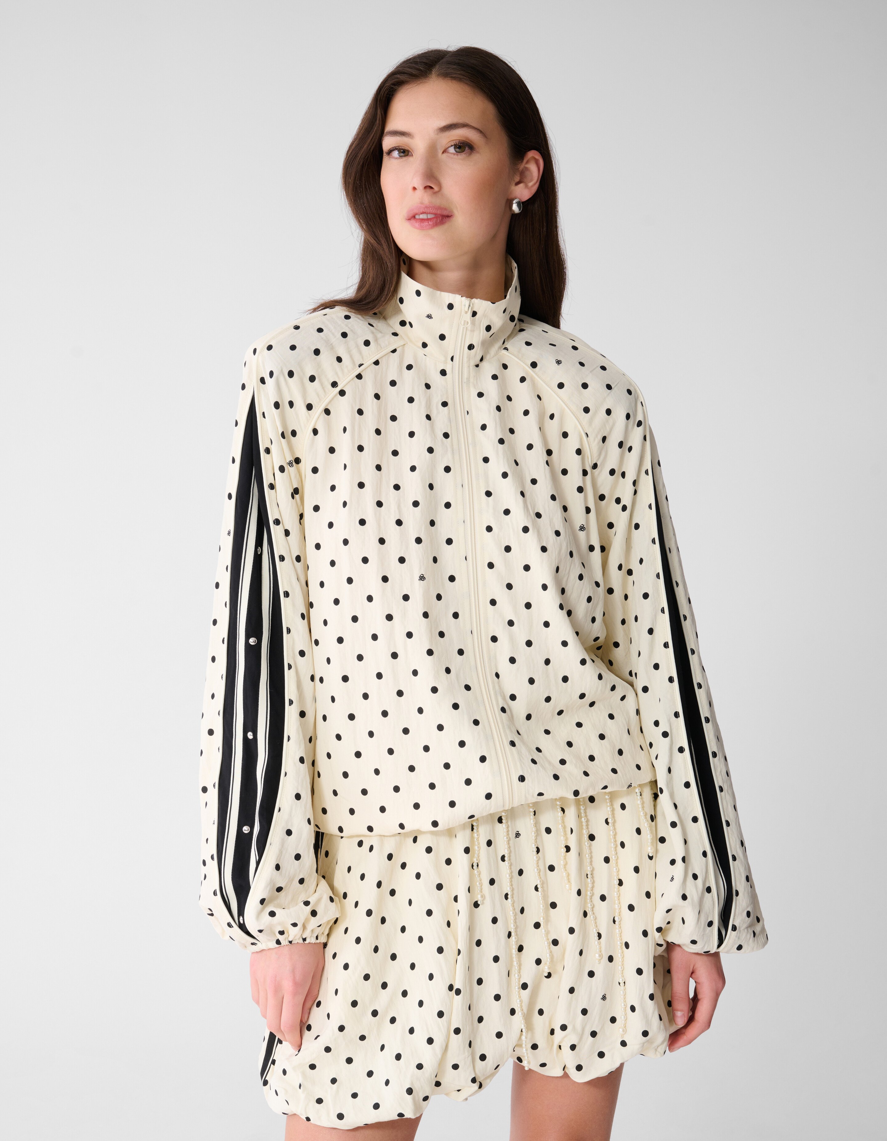 Oversized Polkadot Jack Gebroken Wit SHOEBY WOMEN