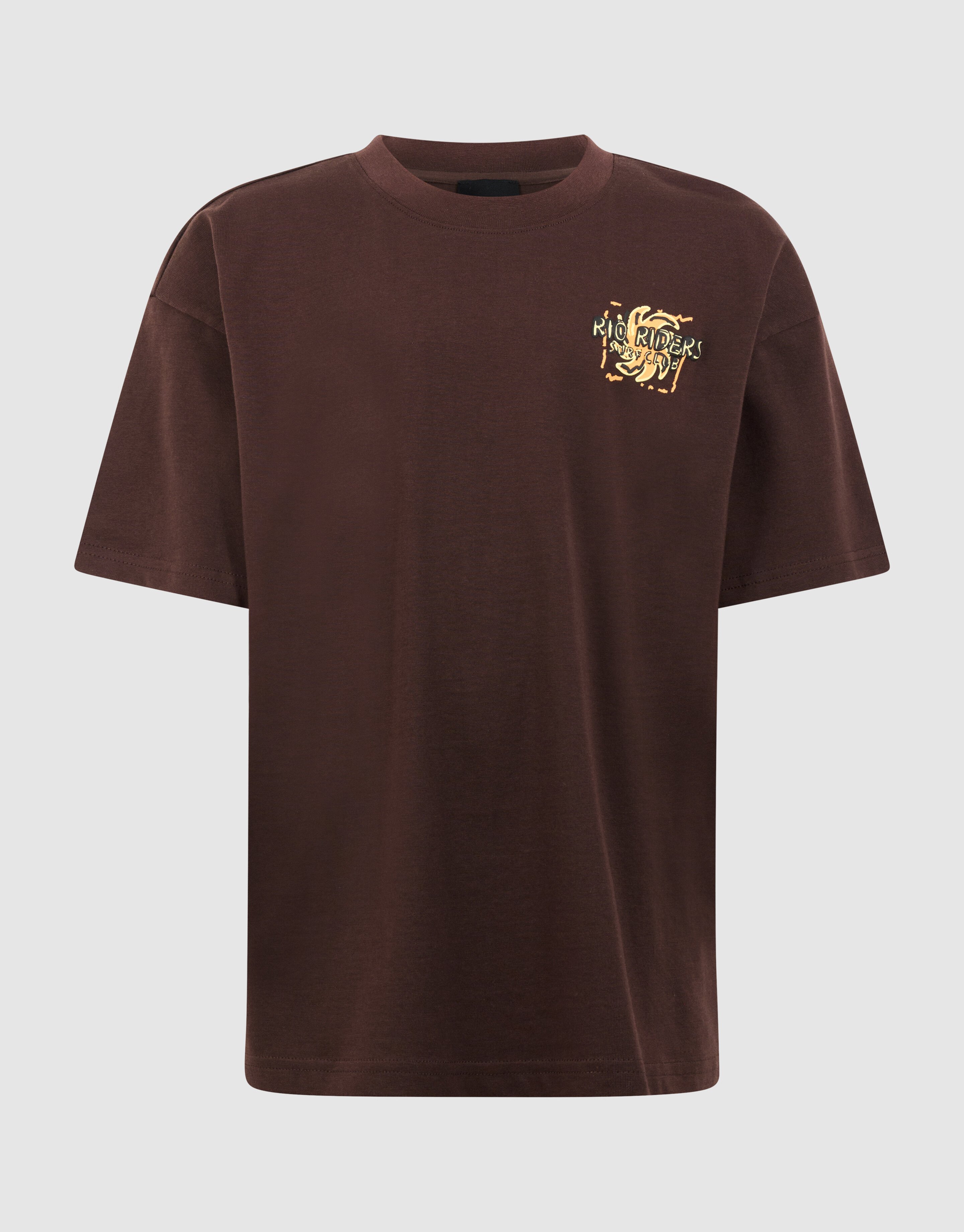 Riders Artwork T-shirt Donkerbruin SHOEBY BOYS