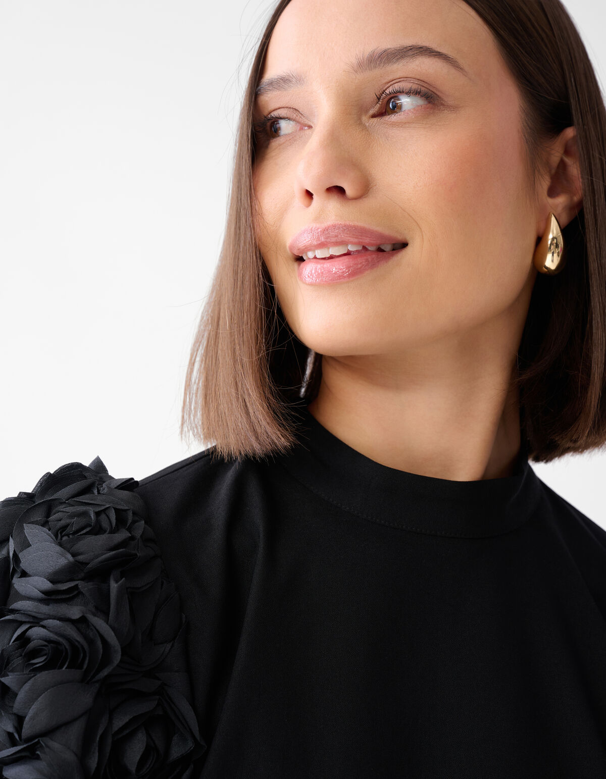 Rozen Top Zwart SHOEBY WOMEN