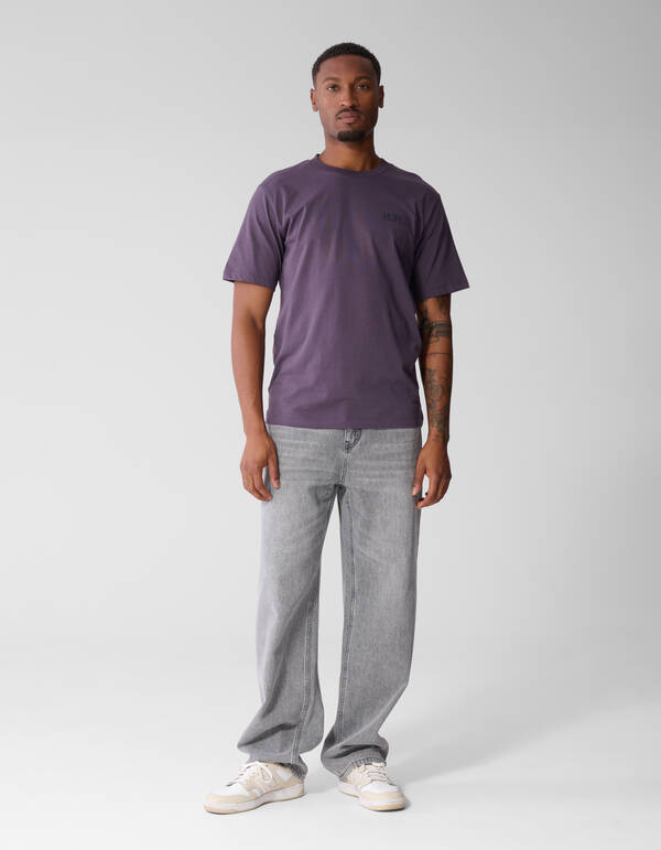 Artwork T-shirt Donkerpaars SHOEBY MEN