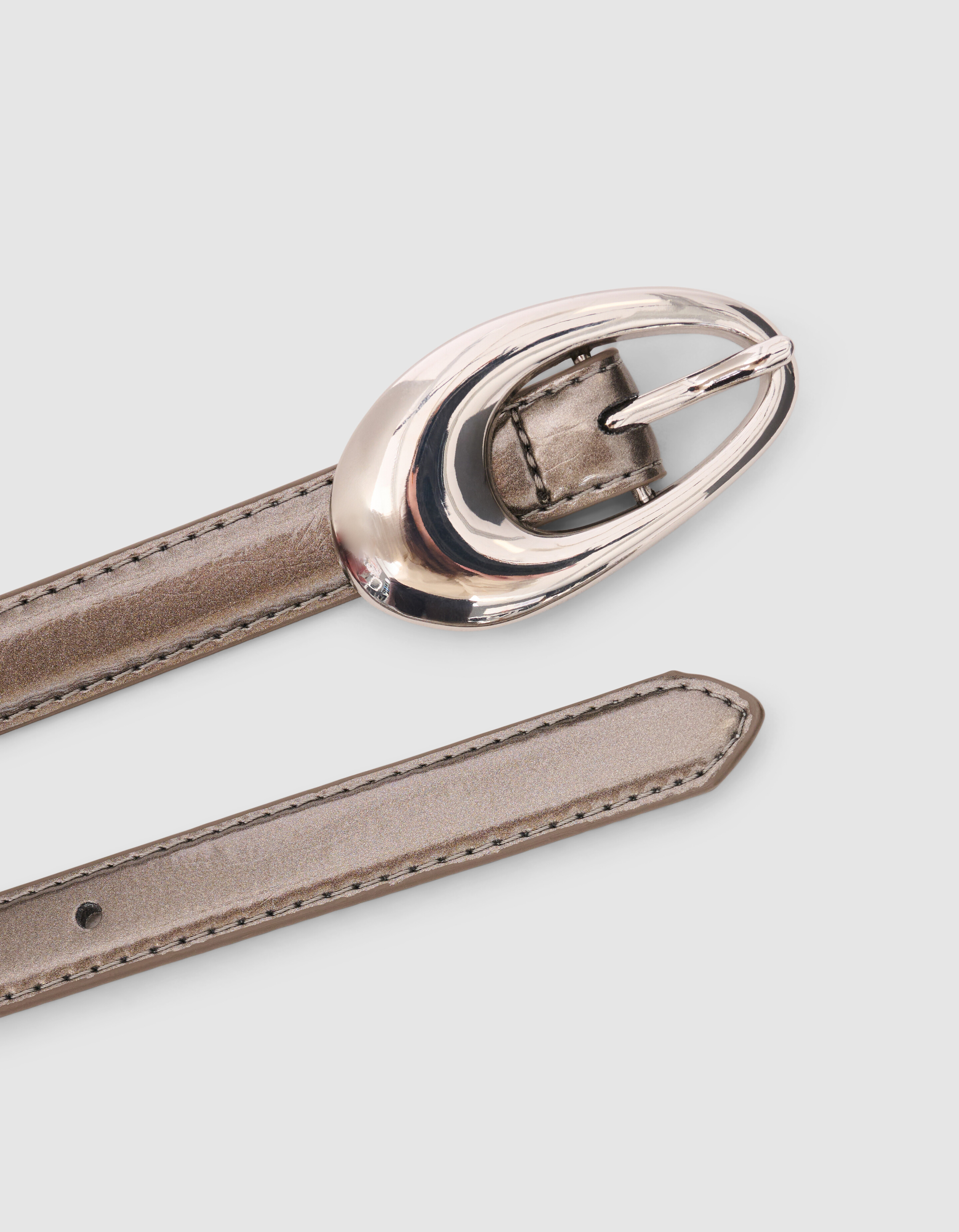 Lak Riem Donkergrijs SHOEBY ACCESSOIRES