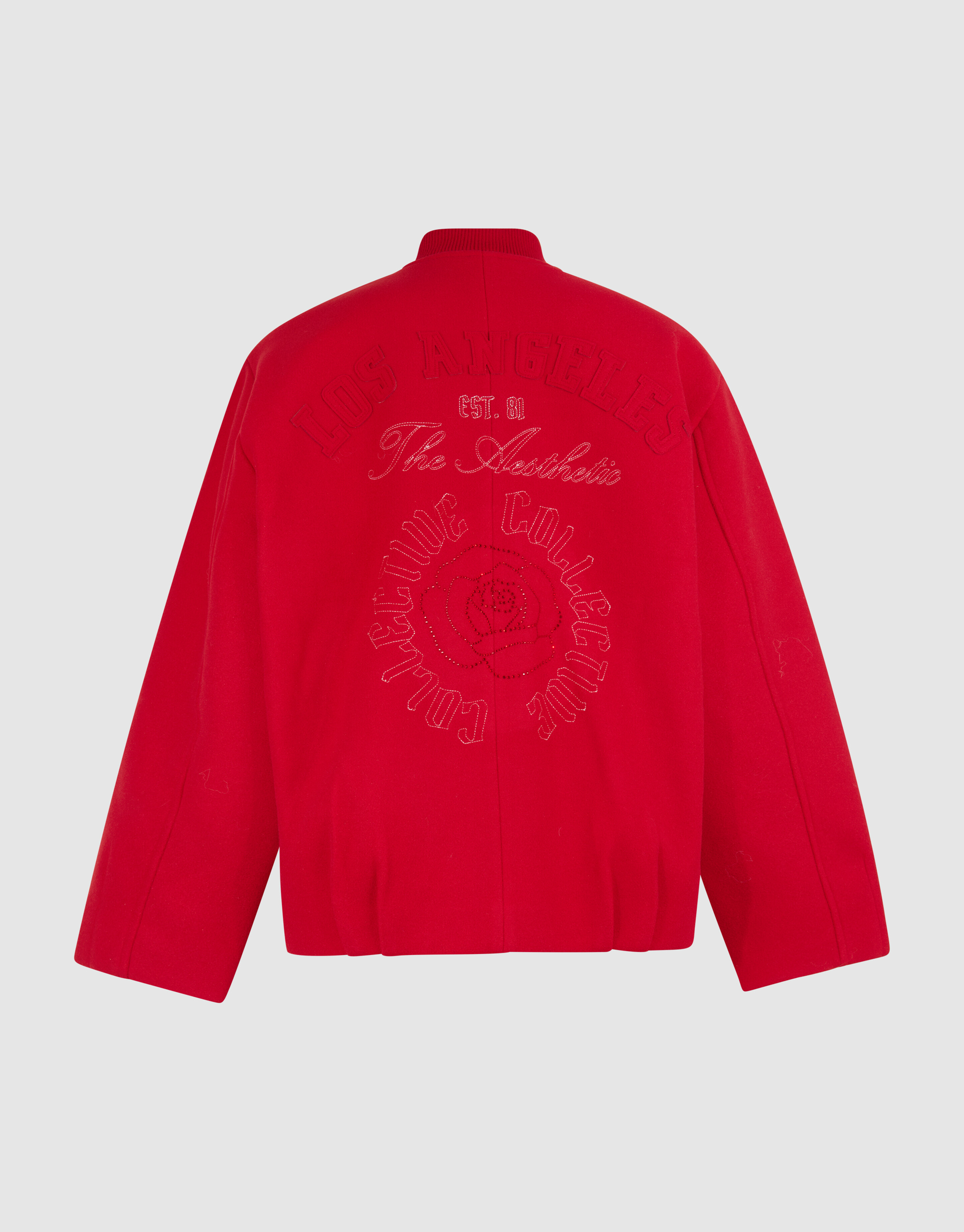 Sporty Oversized Bomber Rood SHOEBY WOMEN