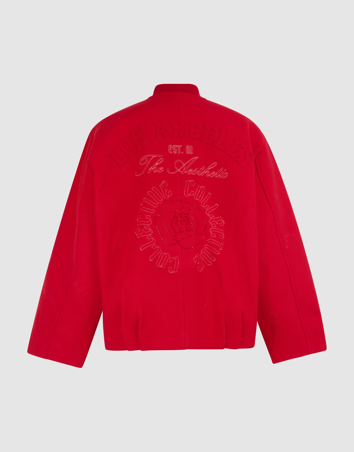 Sporty Oversized Bomber Rood SHOEBY WOMEN