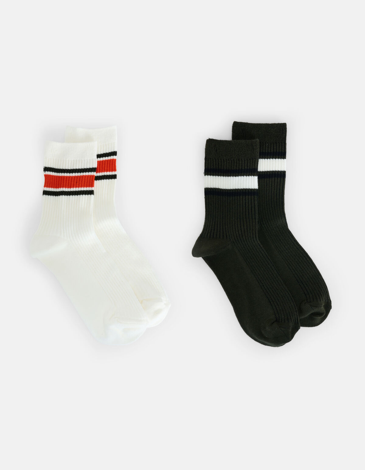 Two Pack Gestreepte Sokken SHOEBY ACCESSOIRES