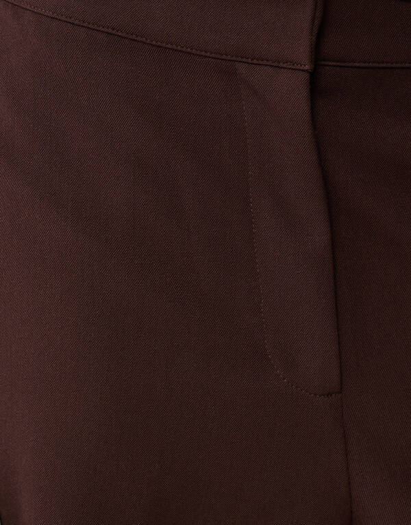 Wide Leg Broek Bruin SHOEBY WOMEN