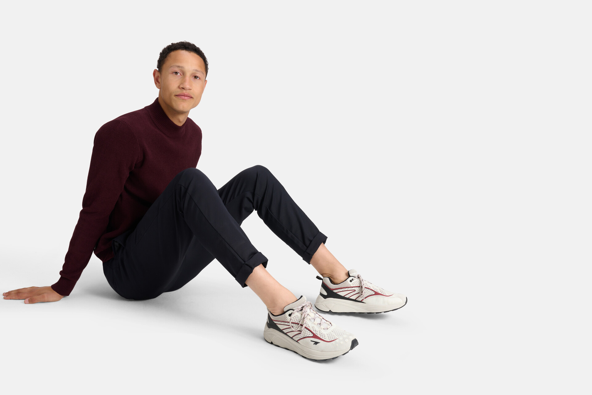Casual Pantalon Zwart SHOEBY MEN