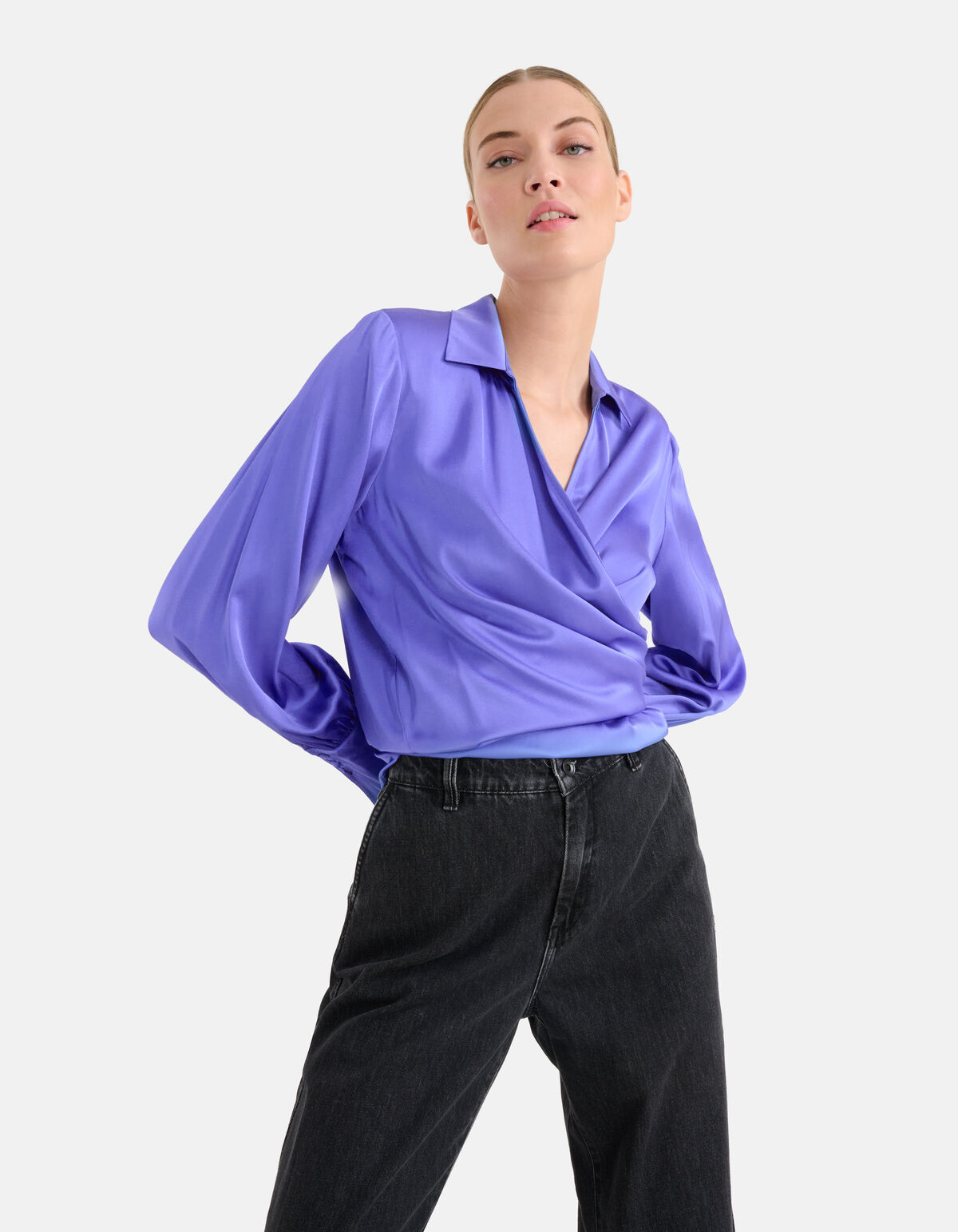 Knot Blouse Paars By Mieke SHOEBY WOMEN