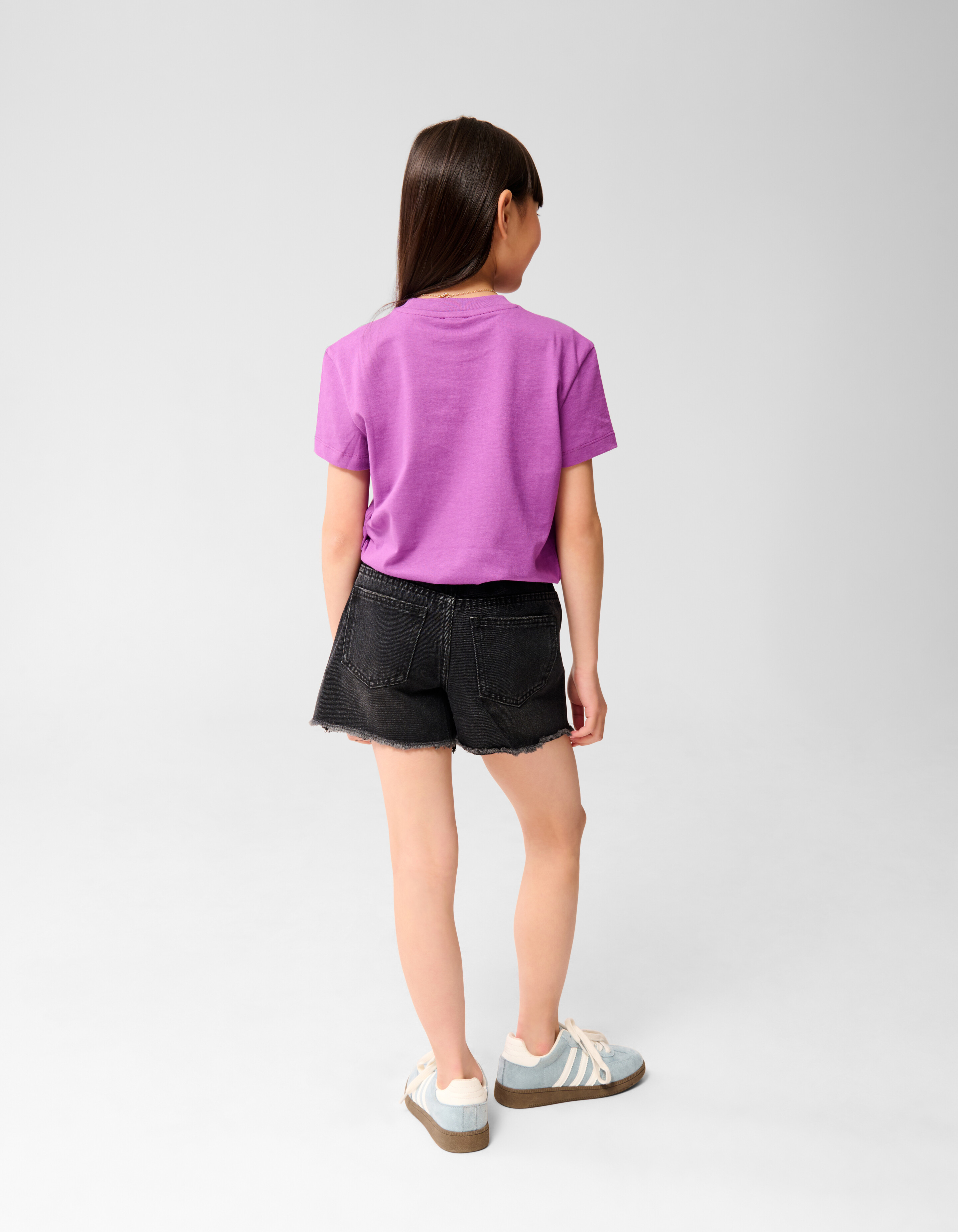 Heart Artwork T-shirt Paars SHOEBY GIRLS
