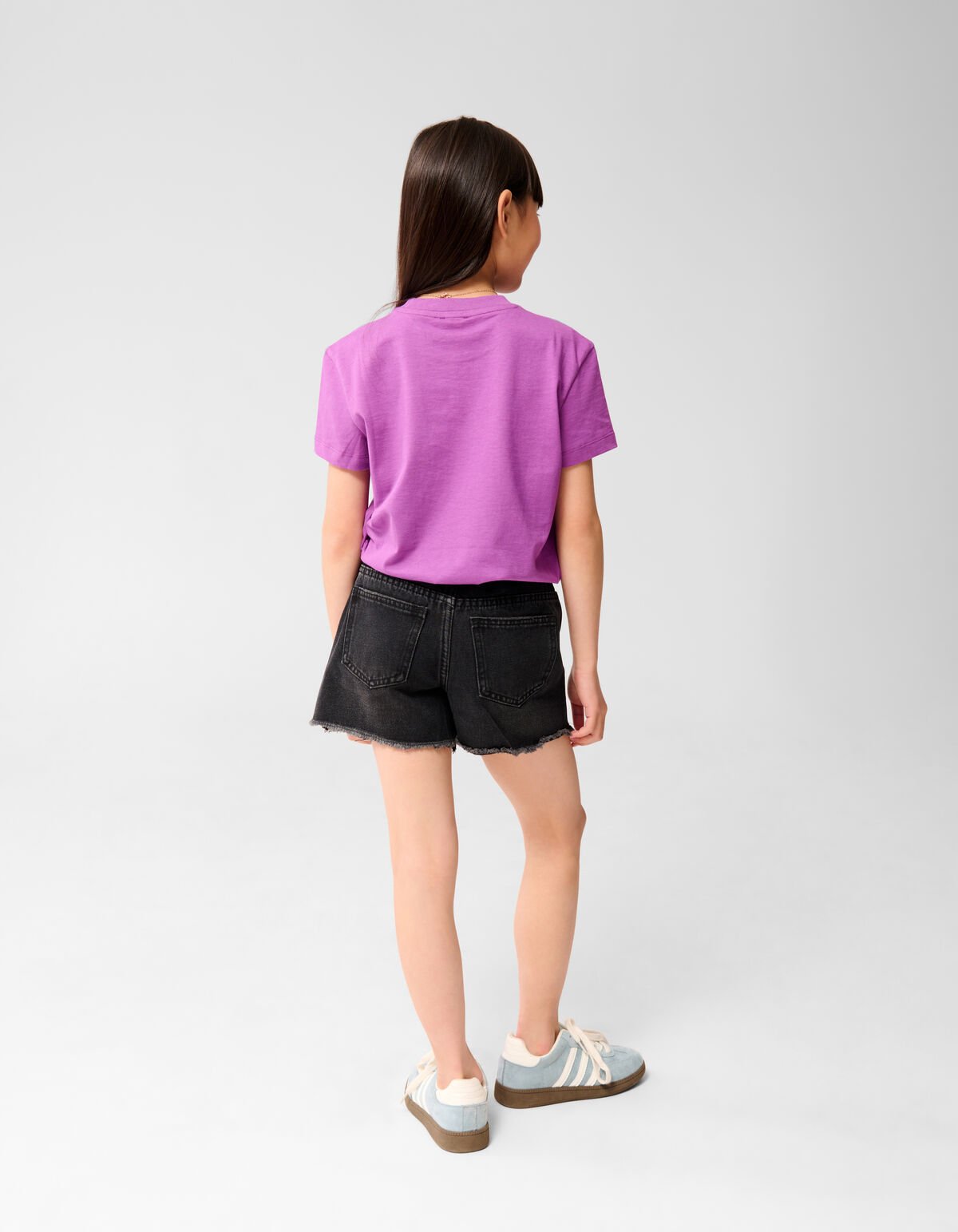 Heart Artwork T-shirt Paars SHOEBY GIRLS
