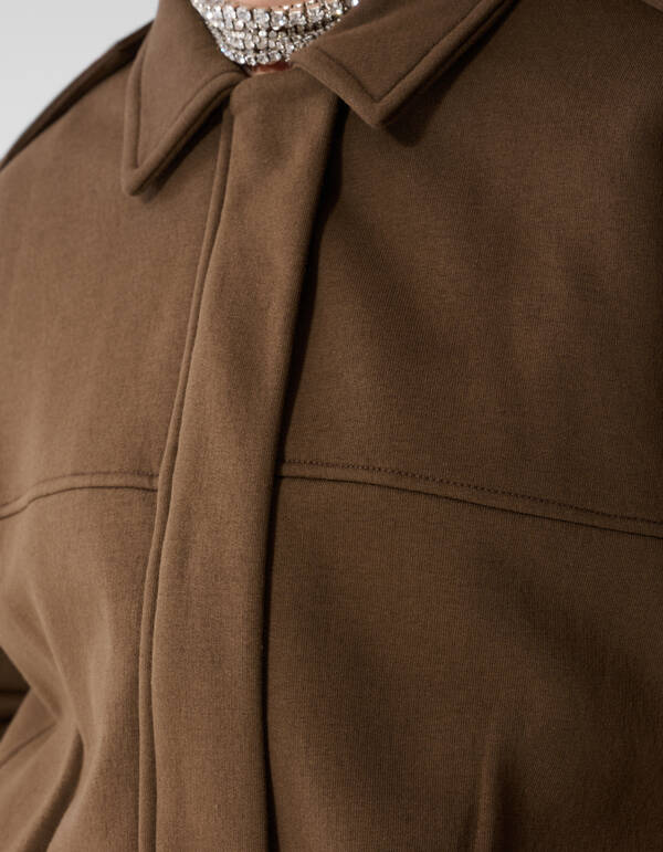Oversized Sweat Jack Khaki SHOEBY WOMEN