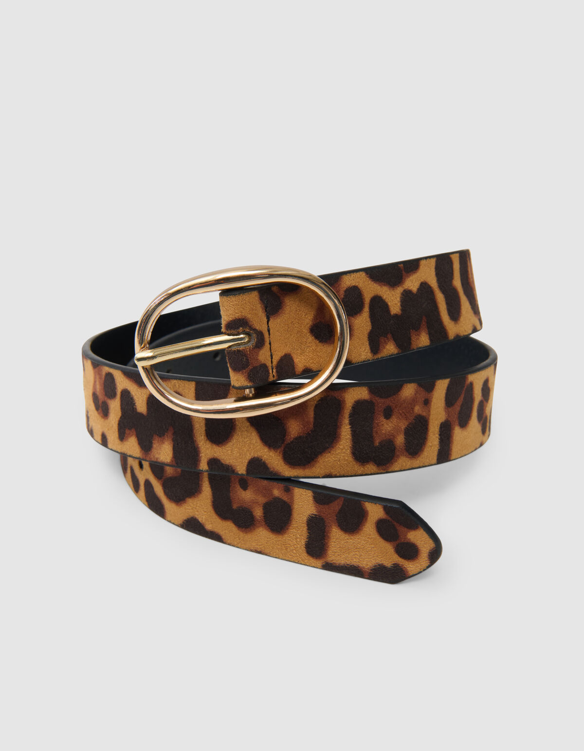 Leopard Riem Bruin SHOEBY ACCESSOIRES
