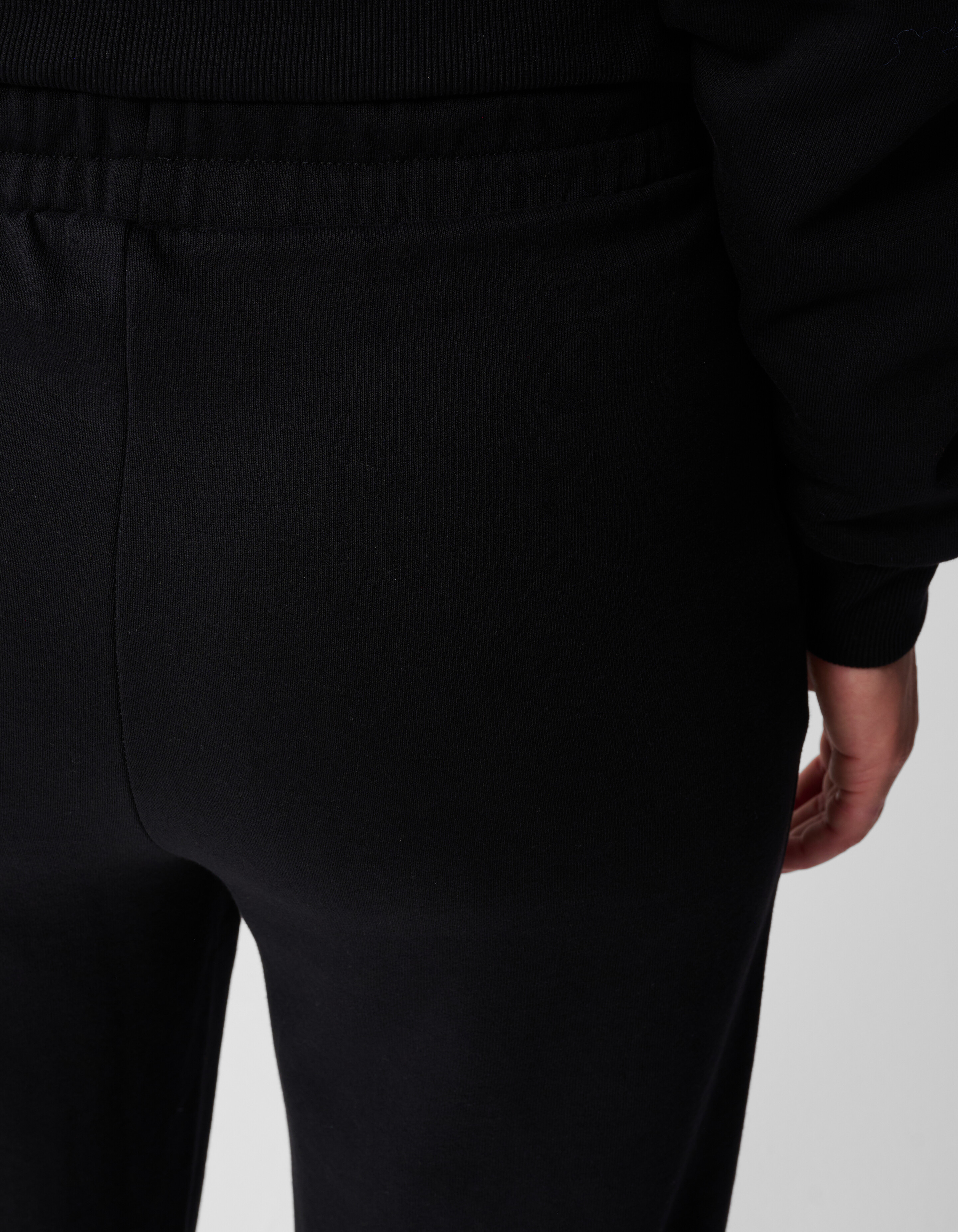 Wide Leg Jogger Broek Zwart SHOEBY WOMEN