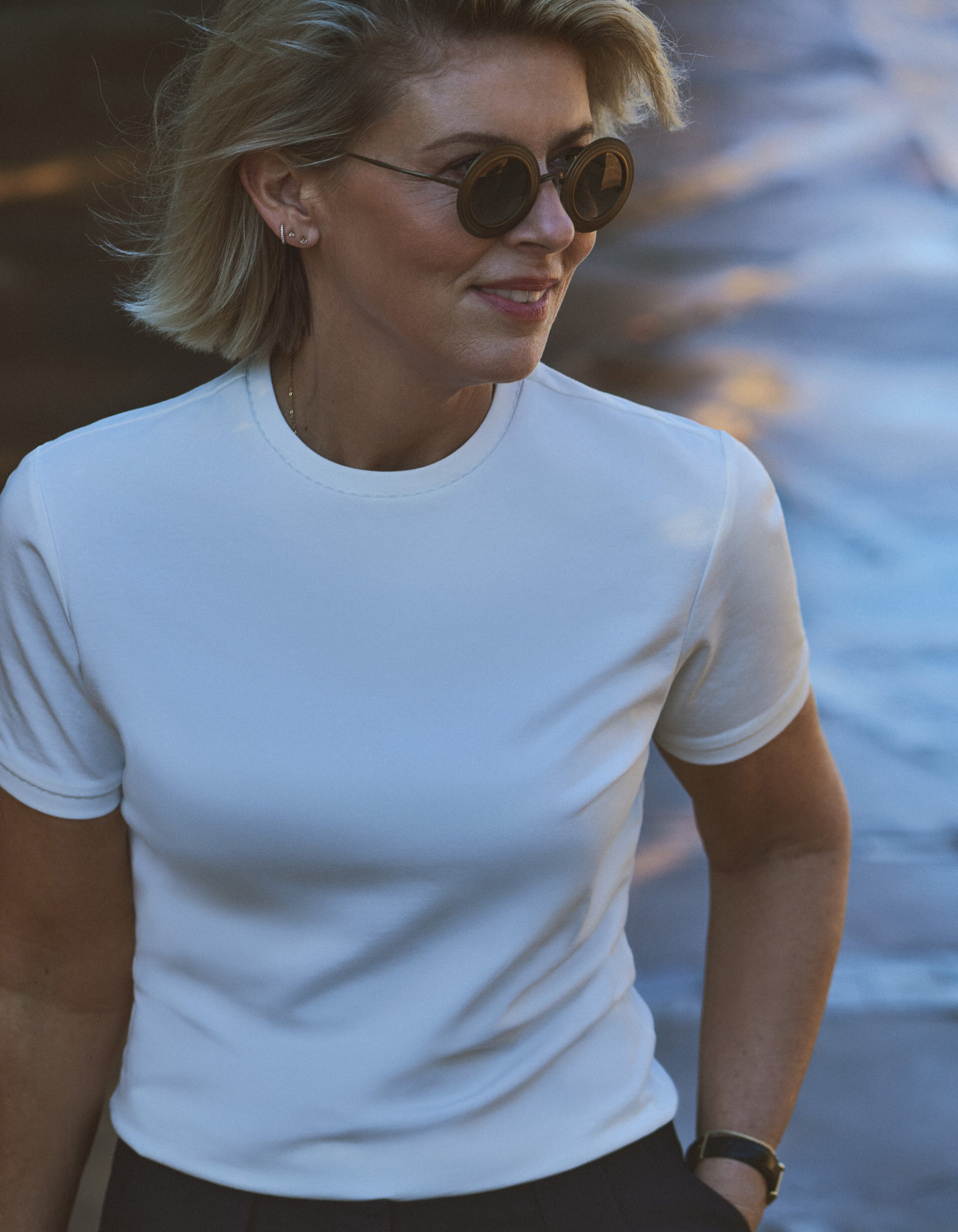 Tailored T-shirt Gebroken Wit By Lonneke SHOEBY WOMEN