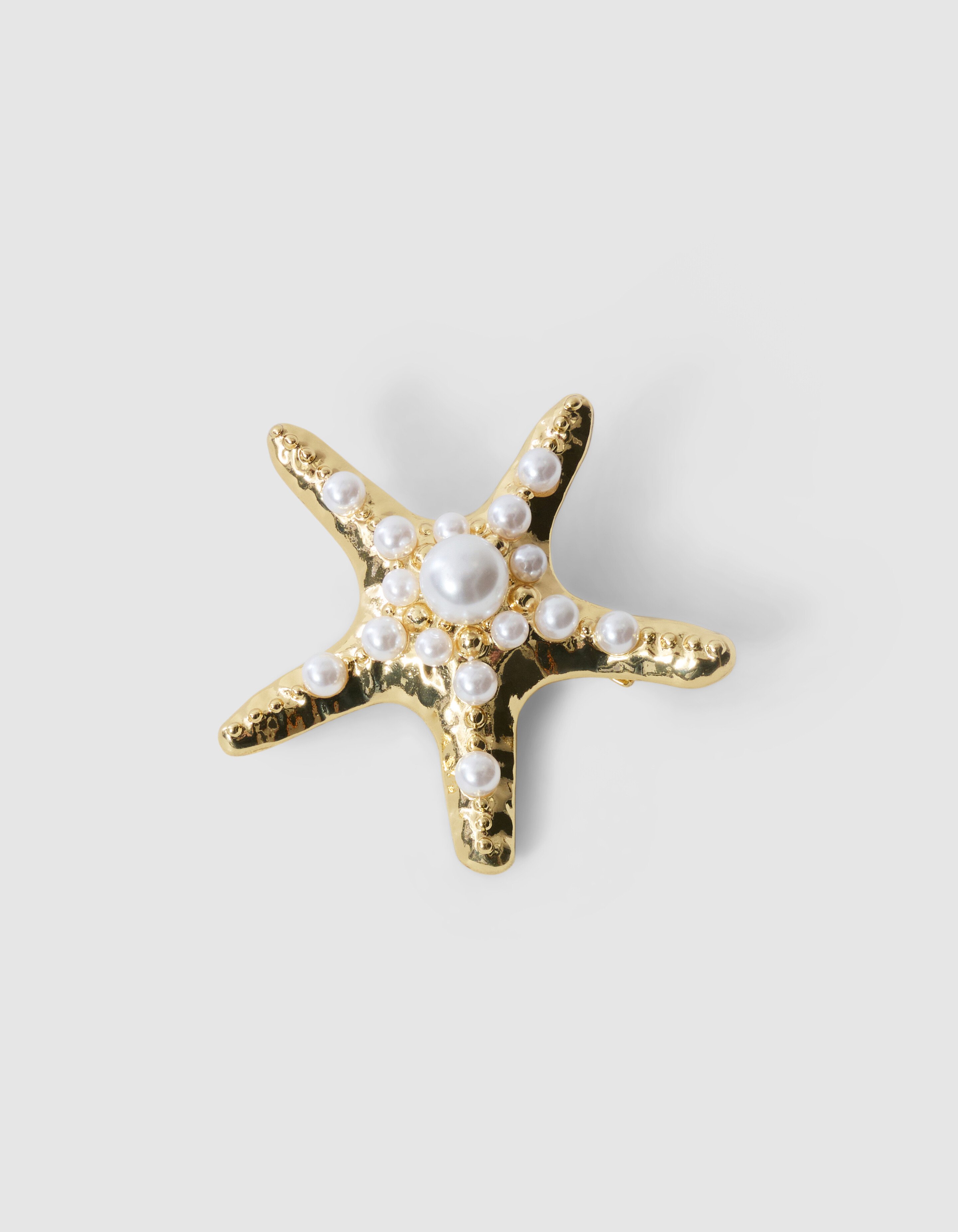 Seastar Parel Broche Goud SHOEBY ACCESSOIRES
