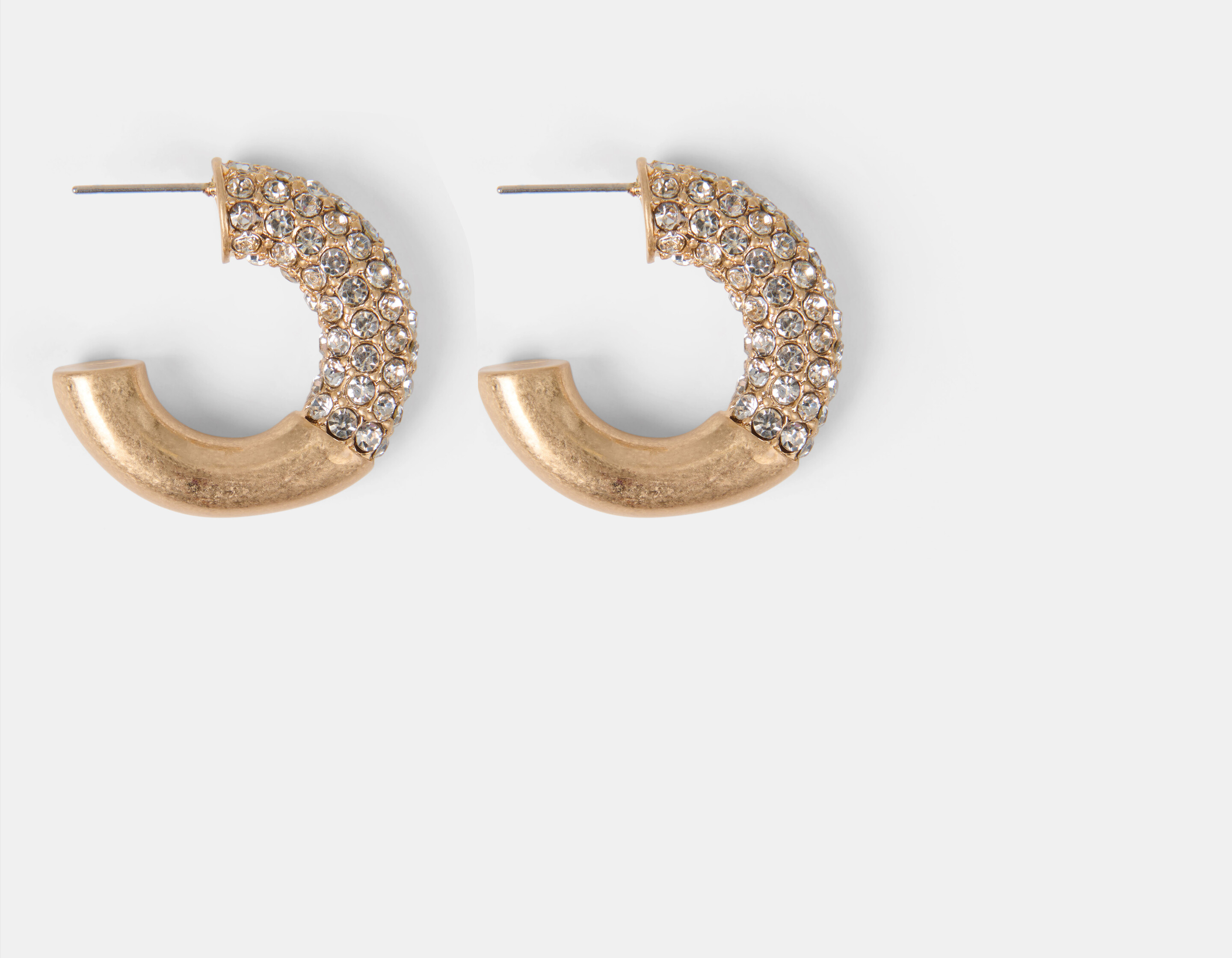 Big Diamond Hoops Oorbellen SHOEBY ACCESSOIRES