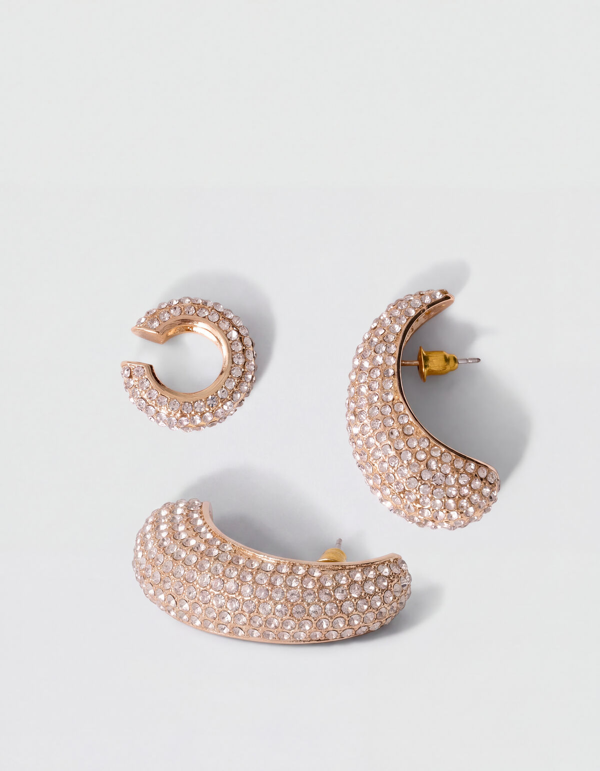 Pointy Strass Oorbellen Set Goud SHOEBY ACCESSOIRES