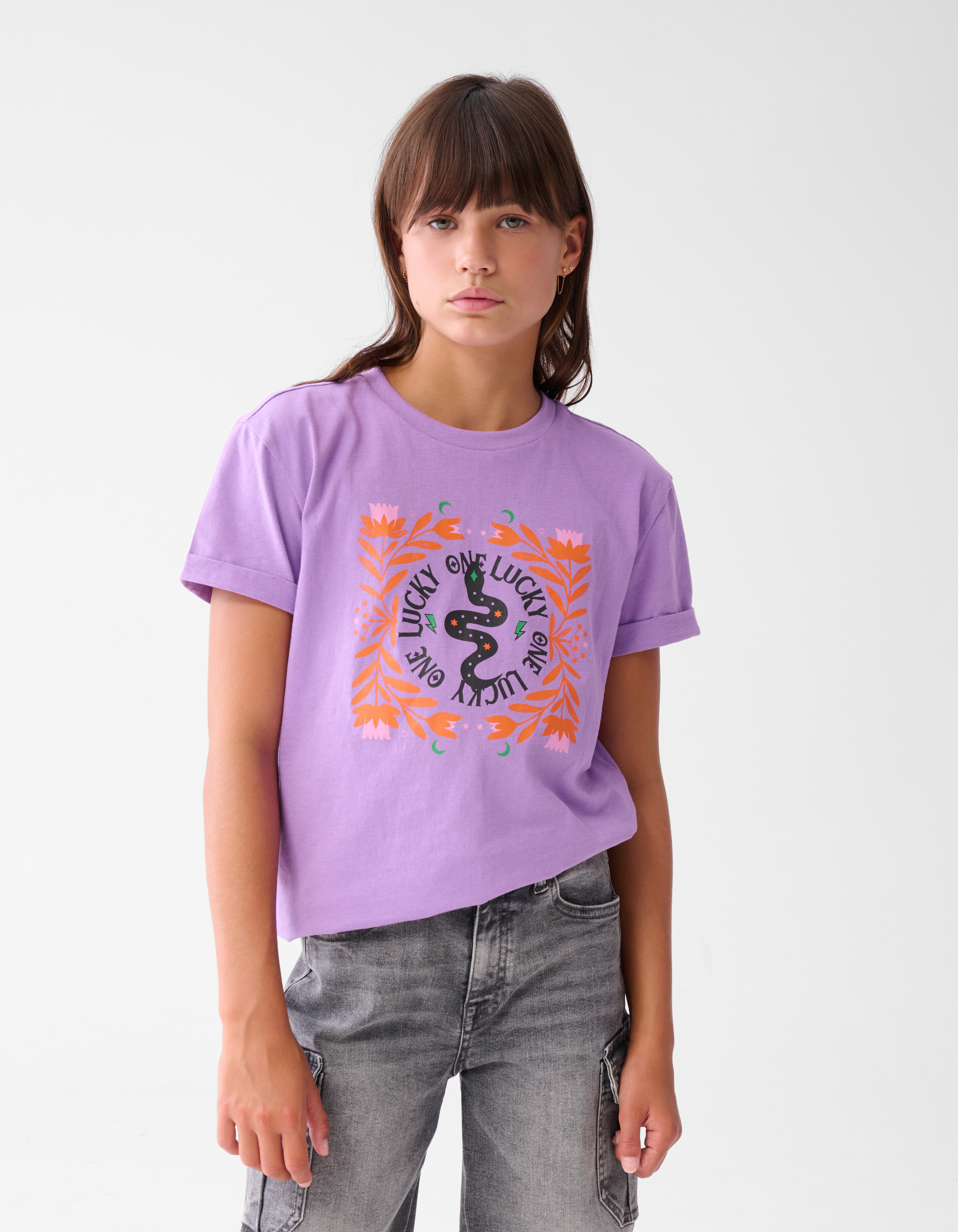 Artwork T-shirt Paars SHOEBY GIRLS