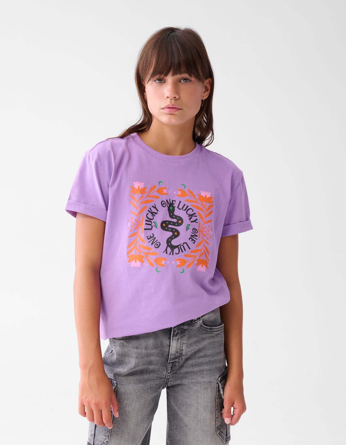 Artwork T-shirt Paars SHOEBY GIRLS