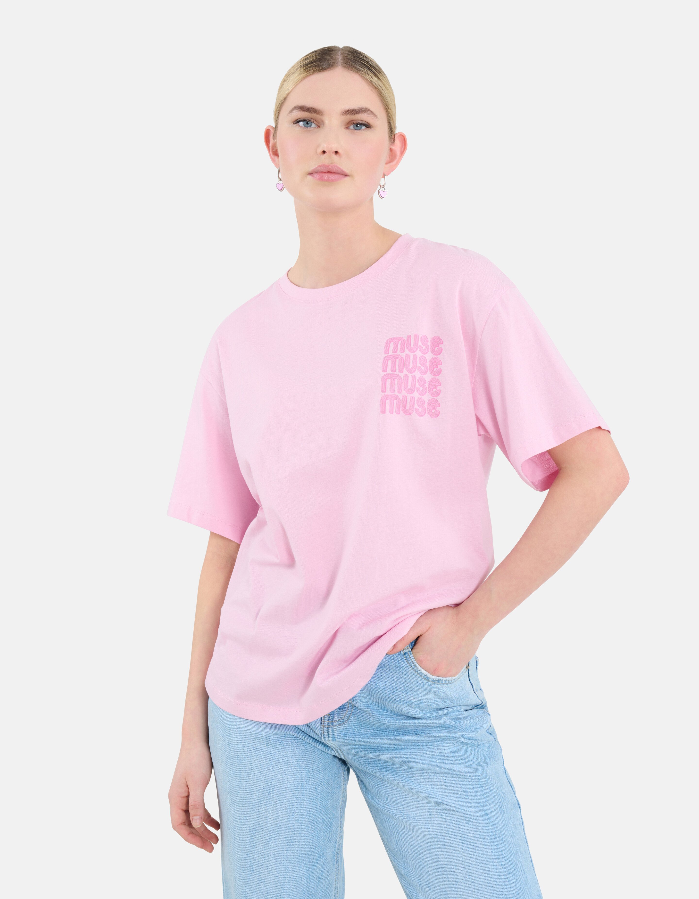 Artwork T-shirt Lichtroze SHOEBY WOMEN