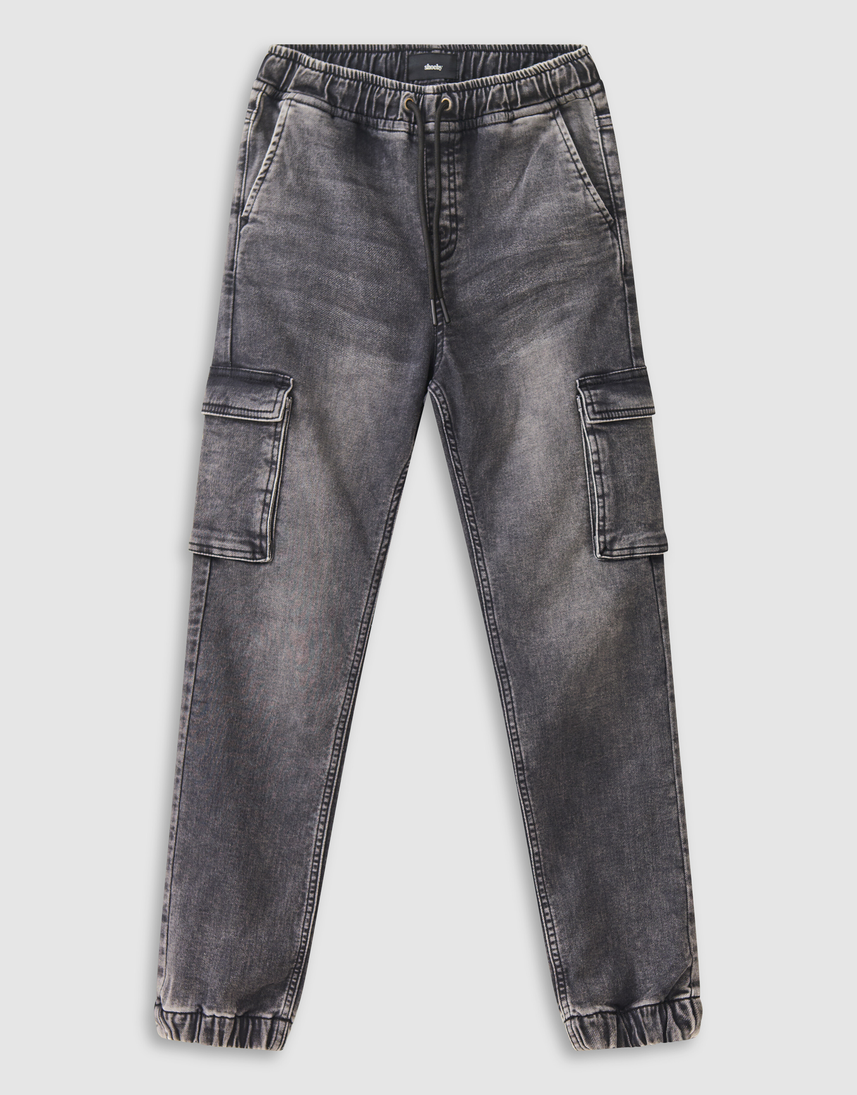 Cargo Jog Broek Donkergrijs SHOEBY BOYS