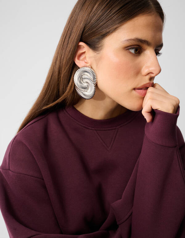 Spiral Oorbellen Zilver SHOEBY ACCESSOIRES