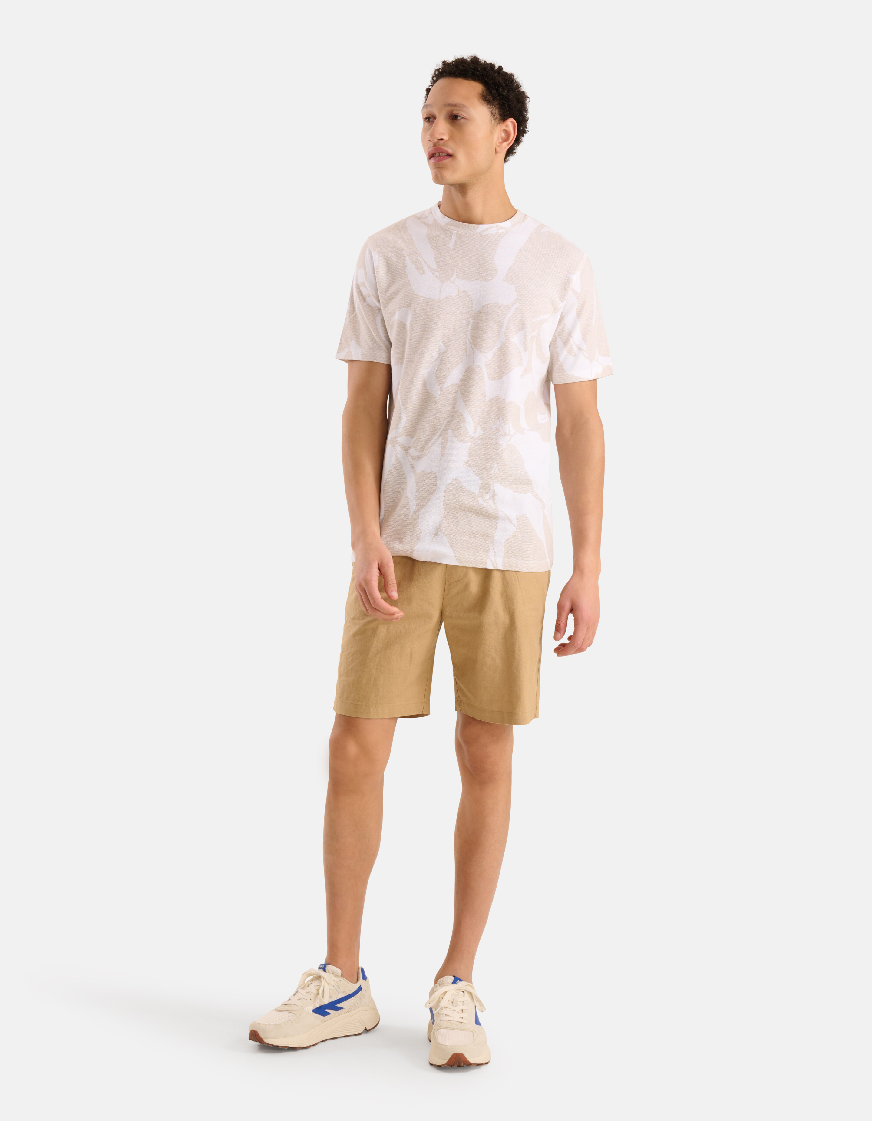 Waterprint T-shirt Beige SHOEBY MEN