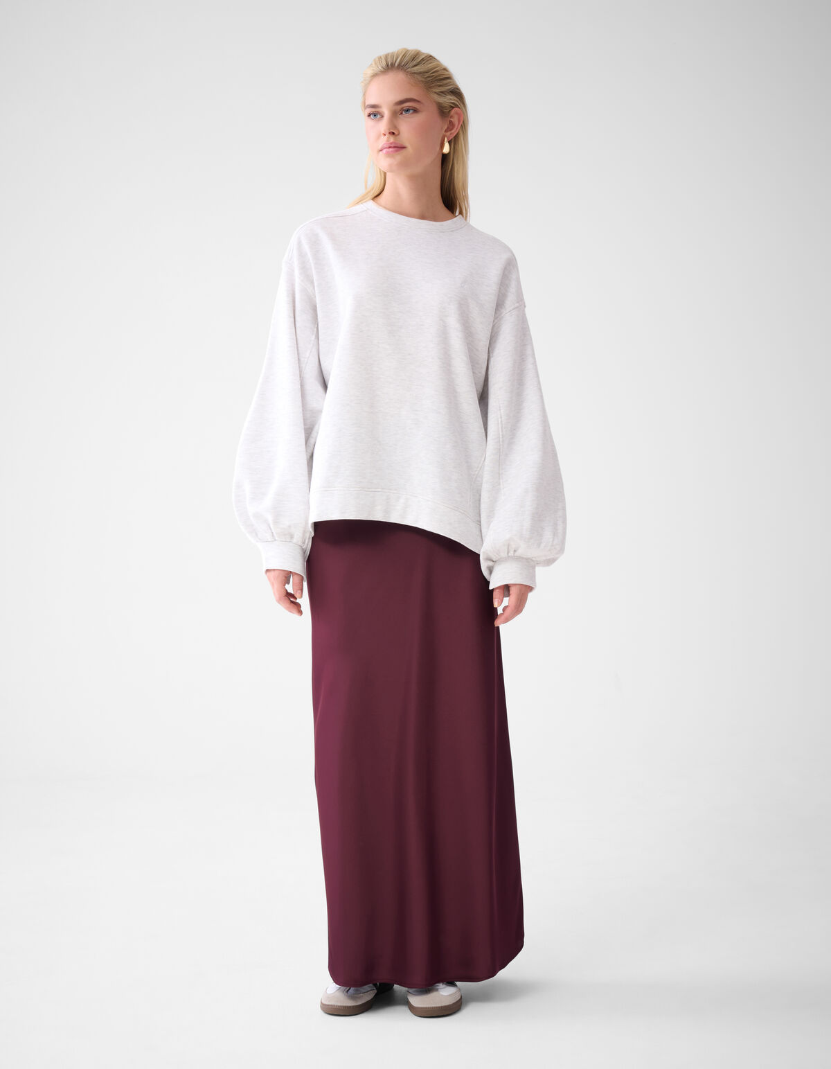 Satijnen Rok Donkerrood By Lonneke SHOEBY WOMEN