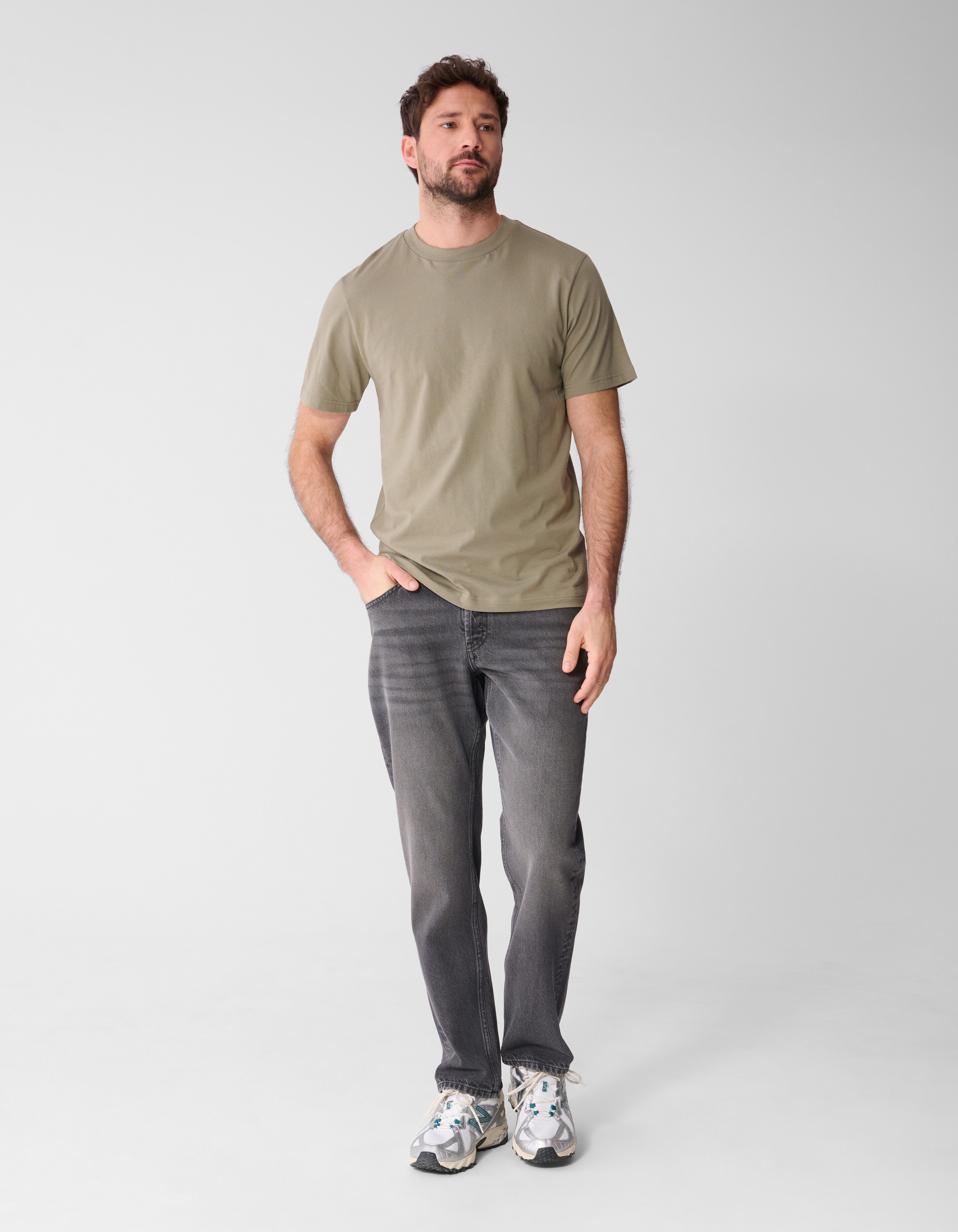 Logo T-shirt Khaki SHOEBY MEN