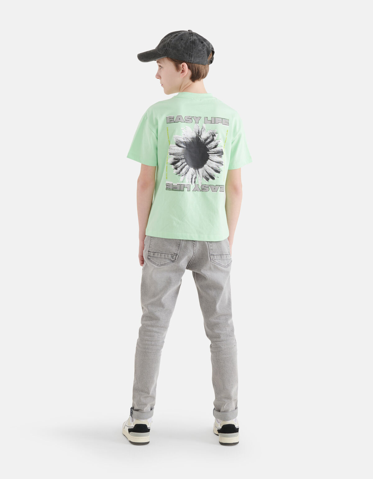 Artwork T-shirt Lichtgroen SHOEBY BOYS