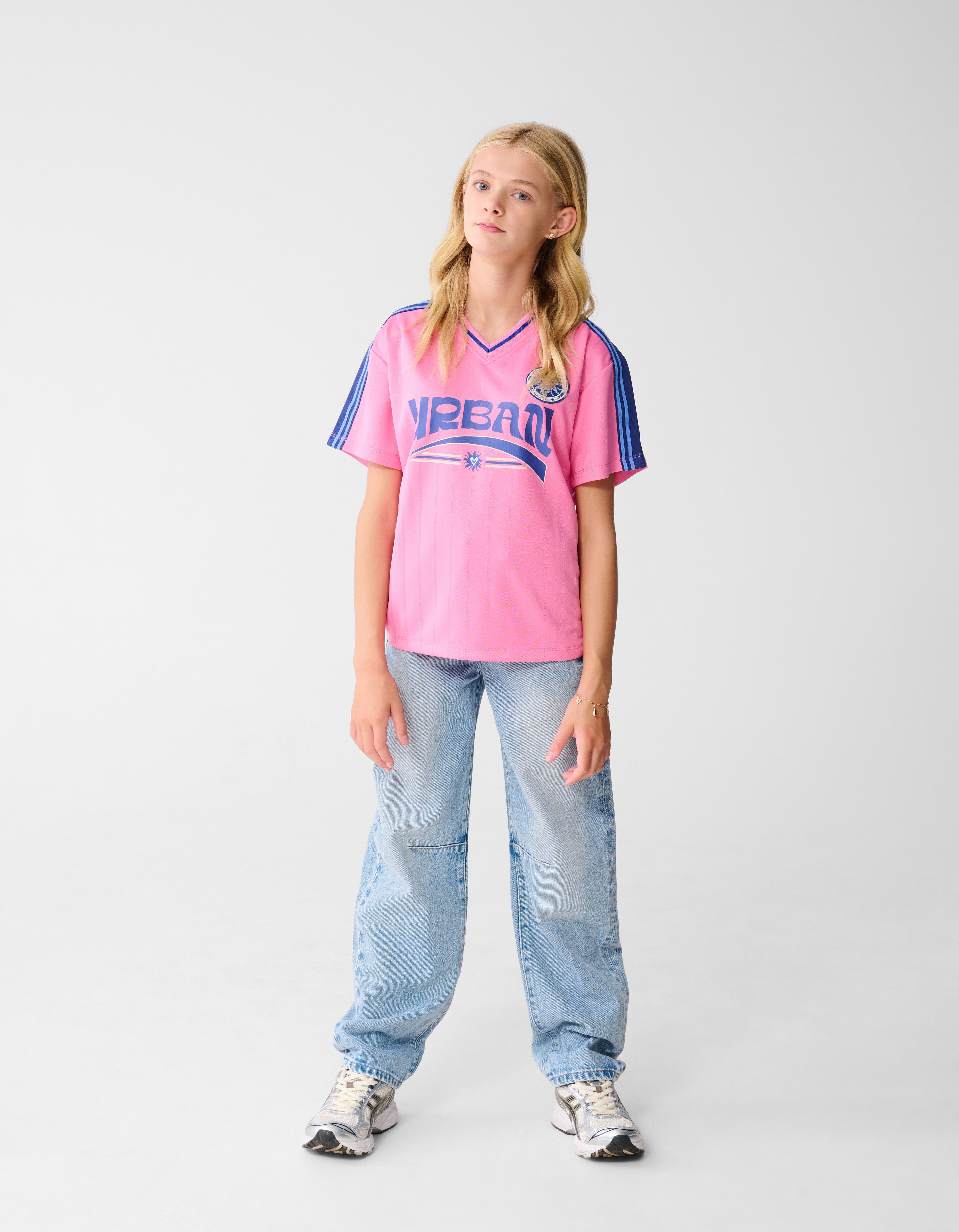 Urban Artwork T-shirt Lichtroze SHOEBY GIRLS