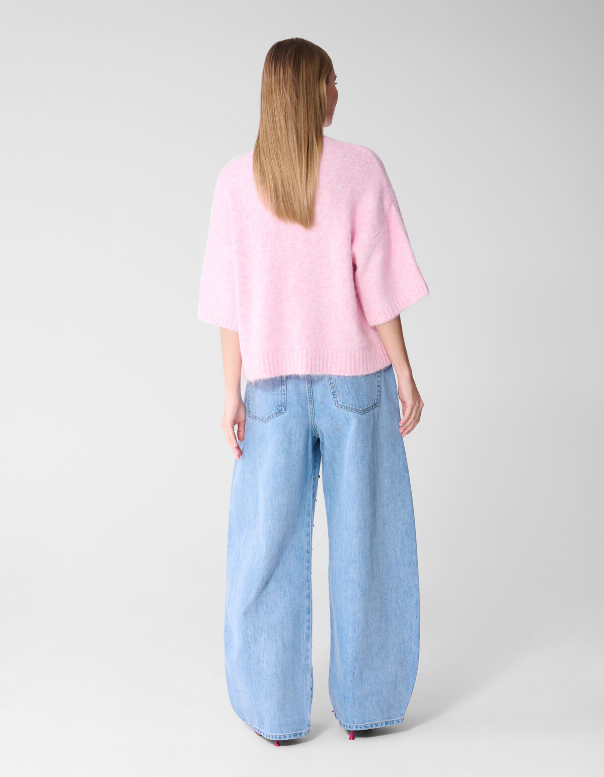 Stud Baggy Fit Jeans Bleached SHOEBY WOMEN