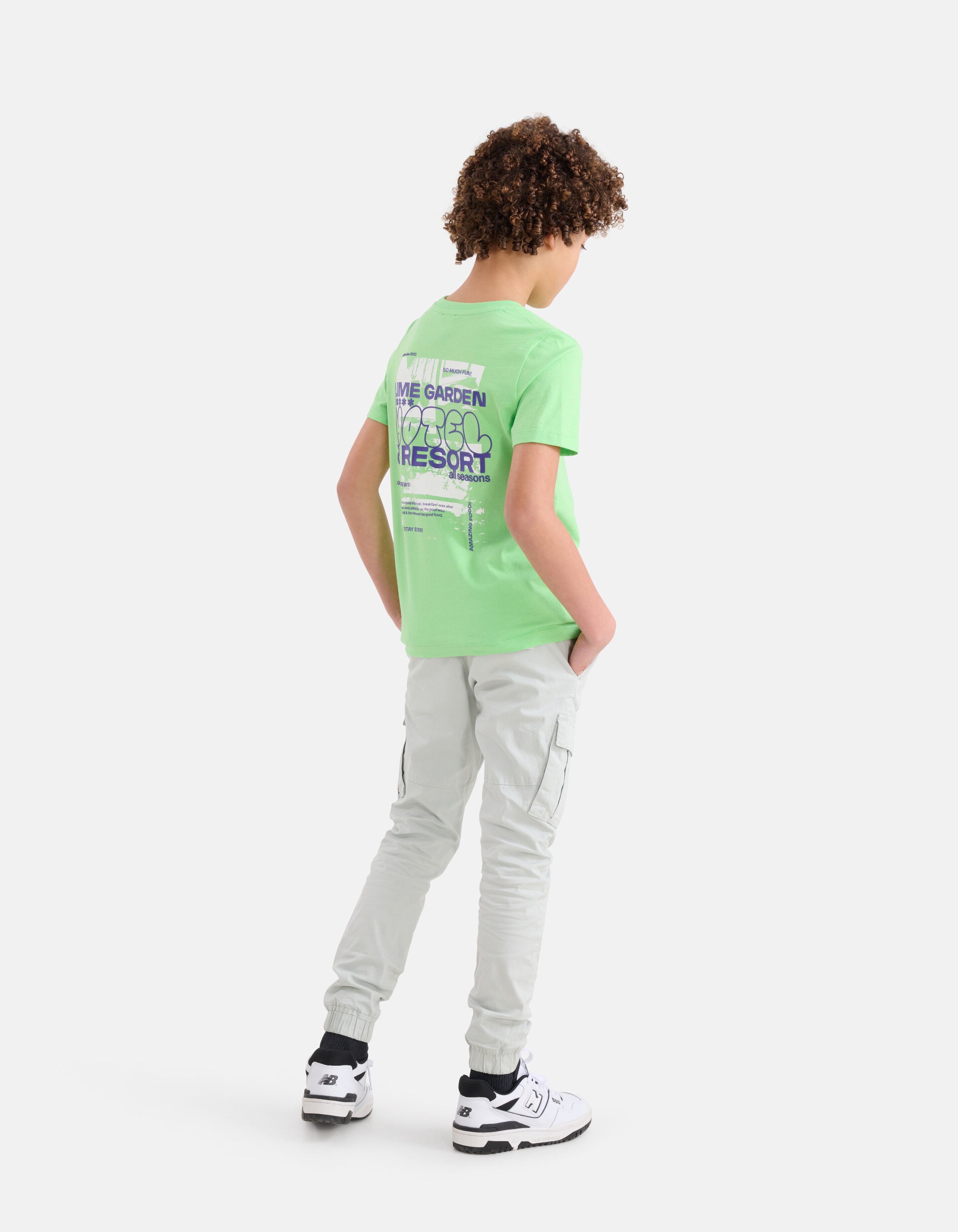 Cargo Broek Lichtgrijs SHOEBY BOYS