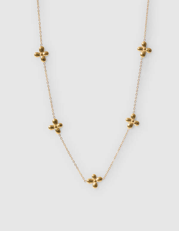 Small Flower Ketting Goud SHOEBY ACCESSOIRES