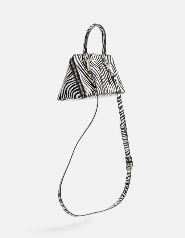 Mini Zebra Tas Zwart/Wit SHOEBY ACCESSOIRES