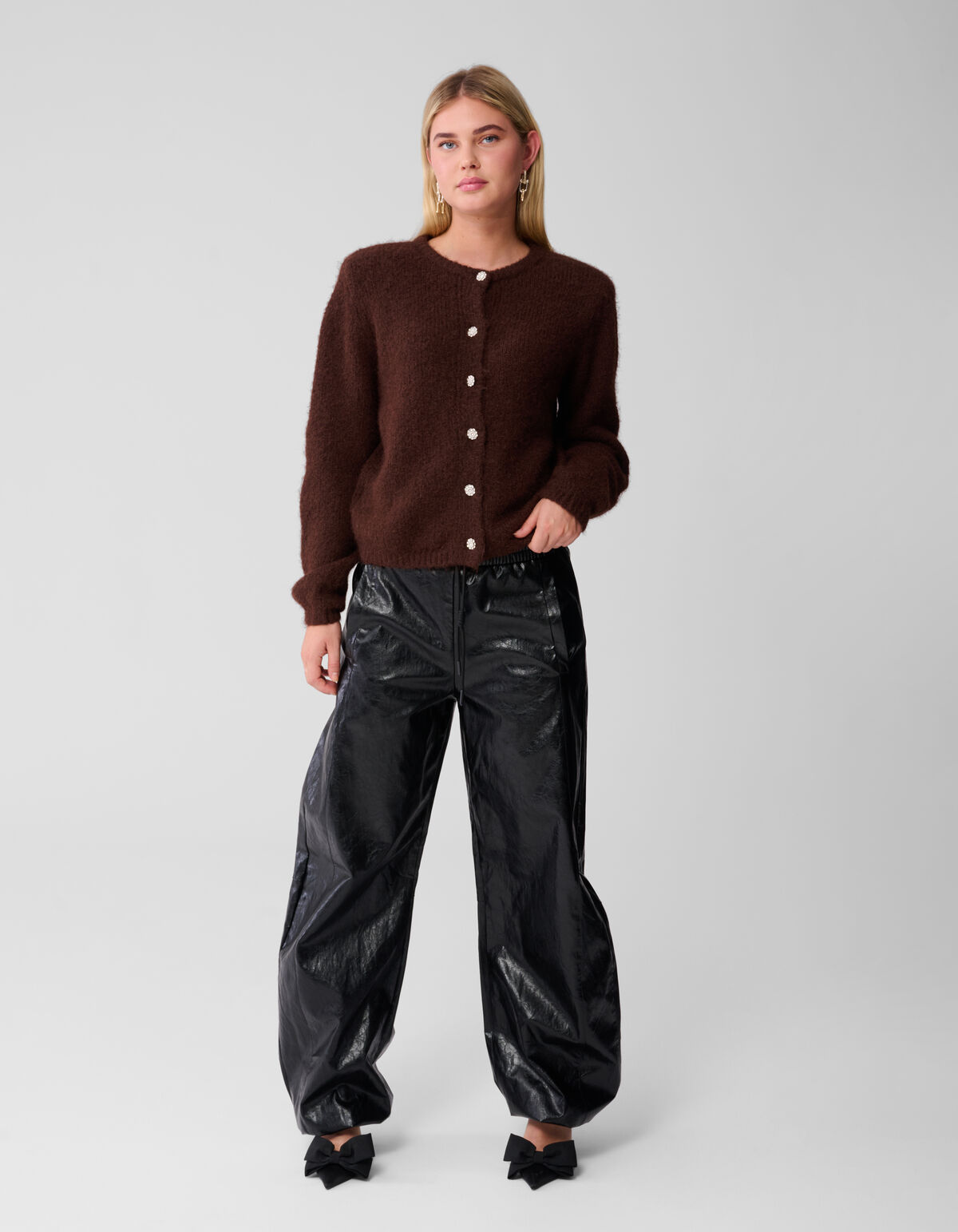 Two Way Knit Vest Bruin SHOEBY WOMEN