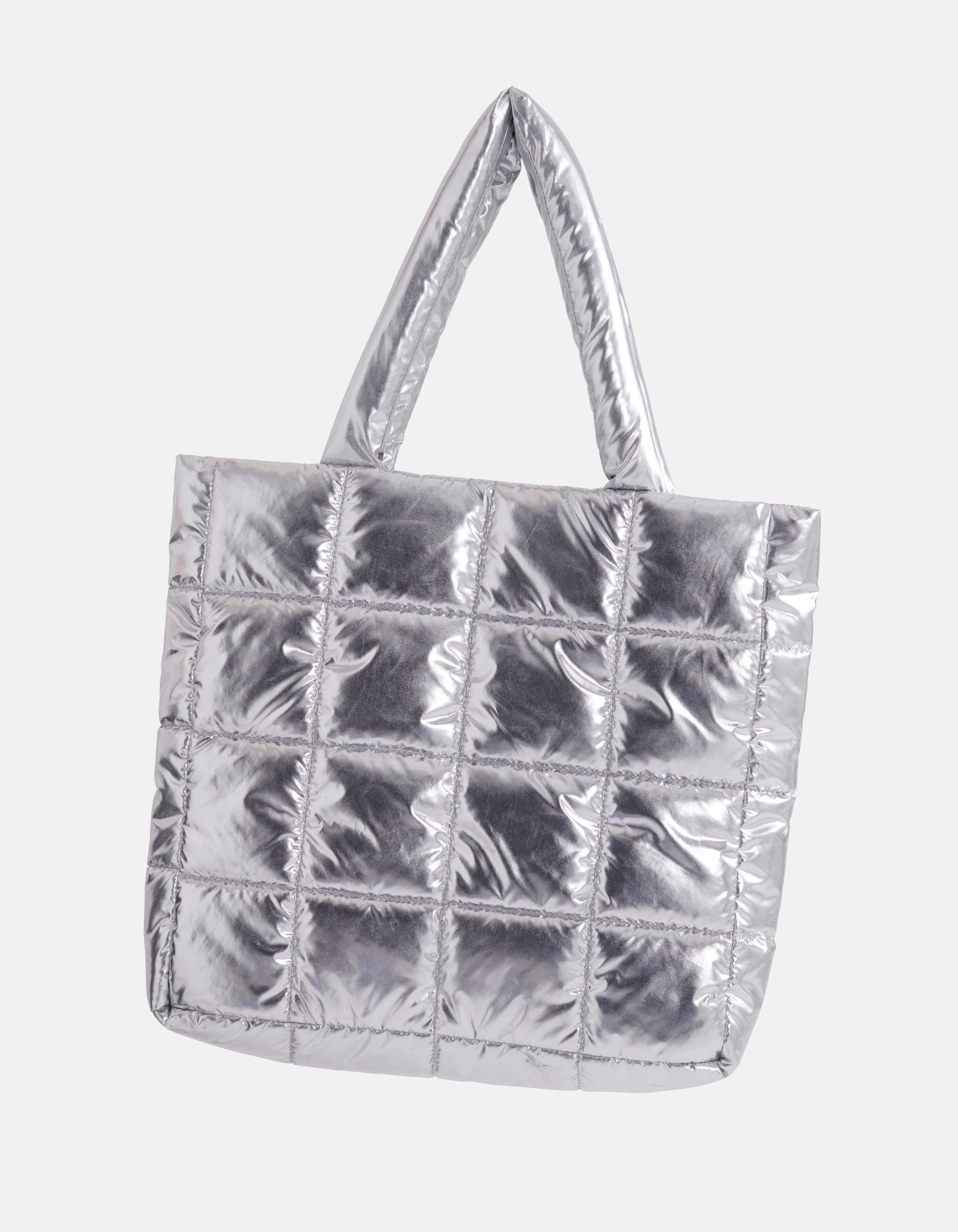 Metallic Shopper Zilver SHOEBY ACCESSOIRES