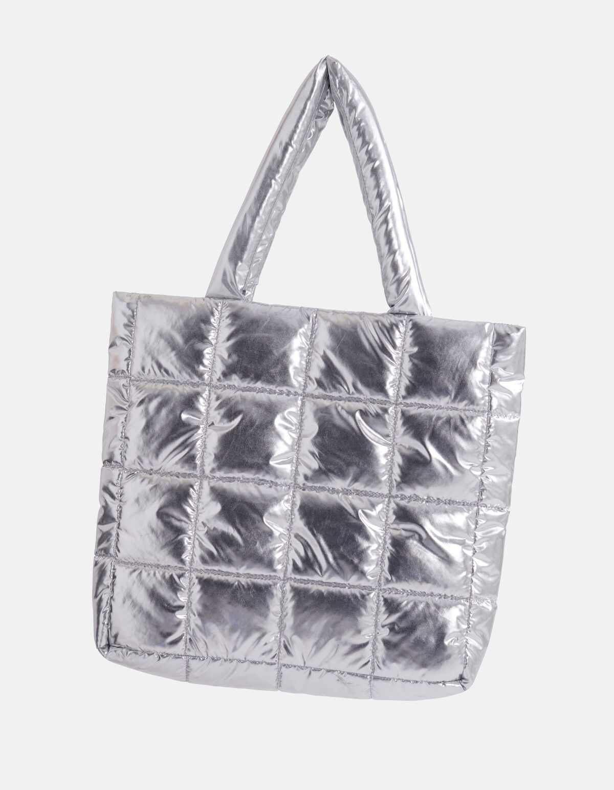 Metallic Shopper Zilver SHOEBY ACCESSOIRES