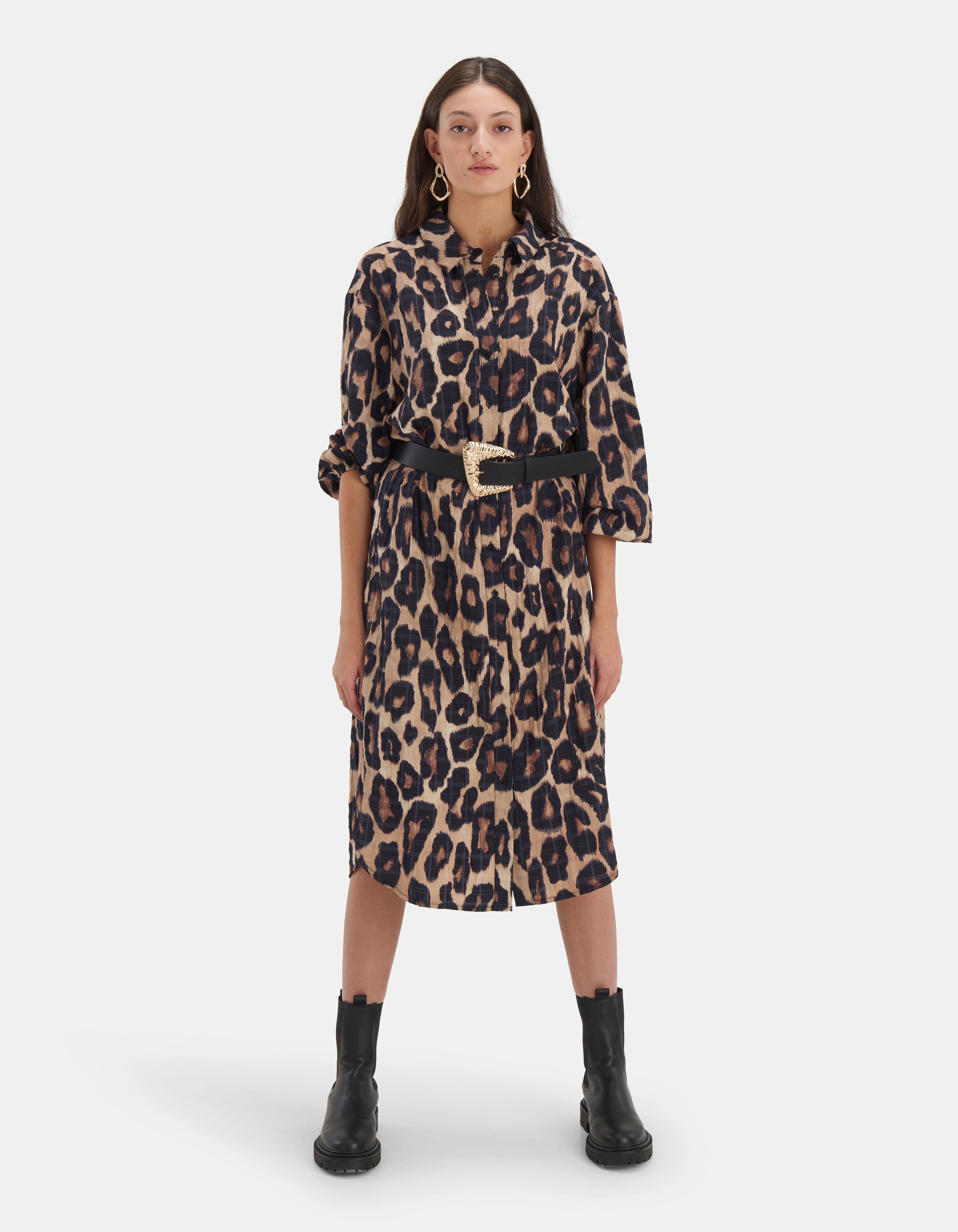 Leopard jurk shop