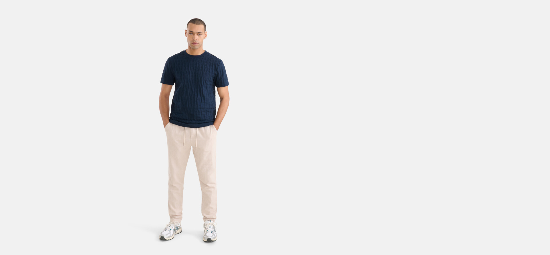 Linnen Broek Beige SHOEBY MEN
