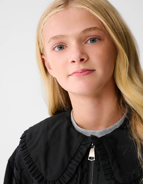 Collar Bomber Zwart SHOEBY GIRLS