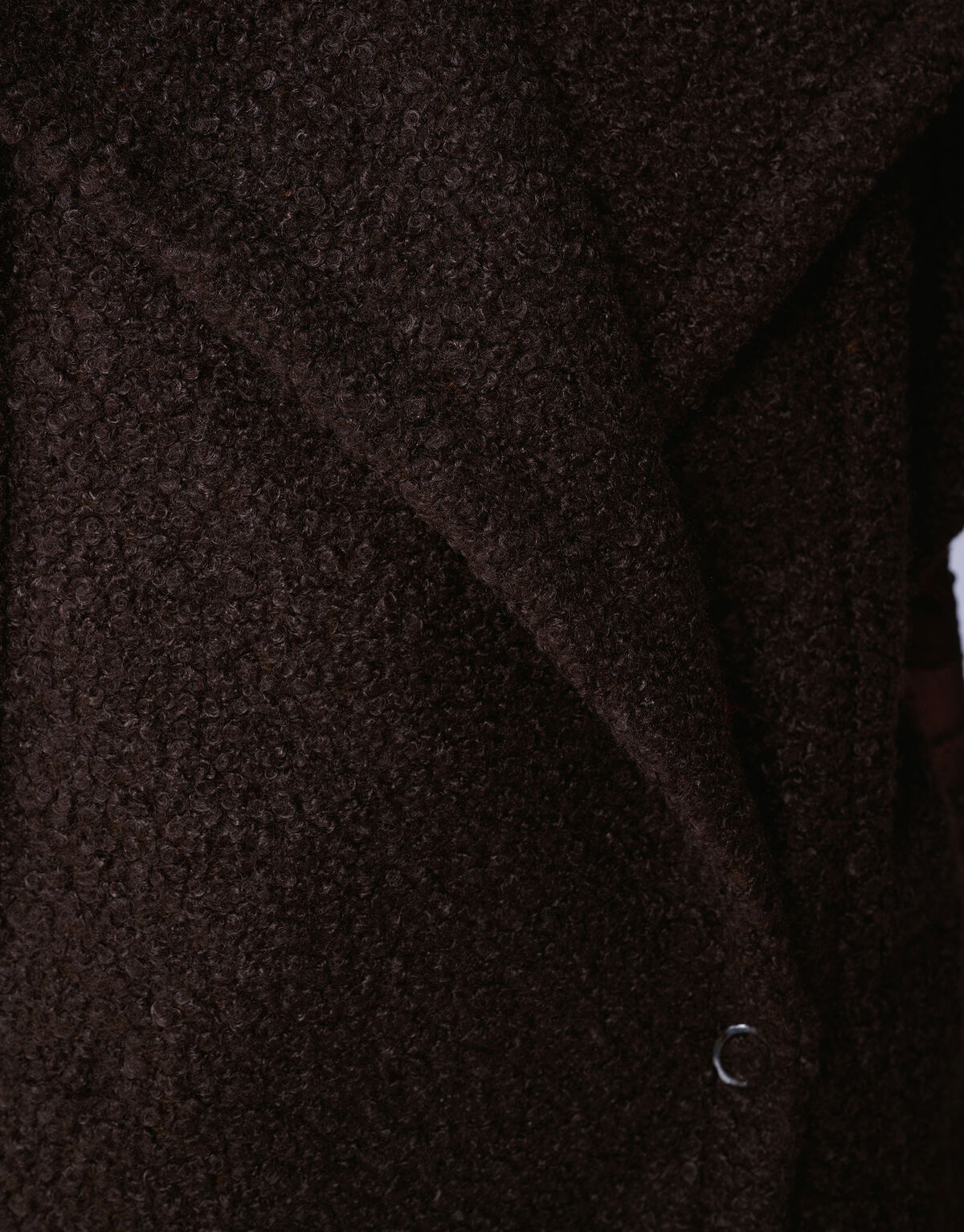 Oversized Teddy Gilet Donkerbruin SHOEBY WOMEN