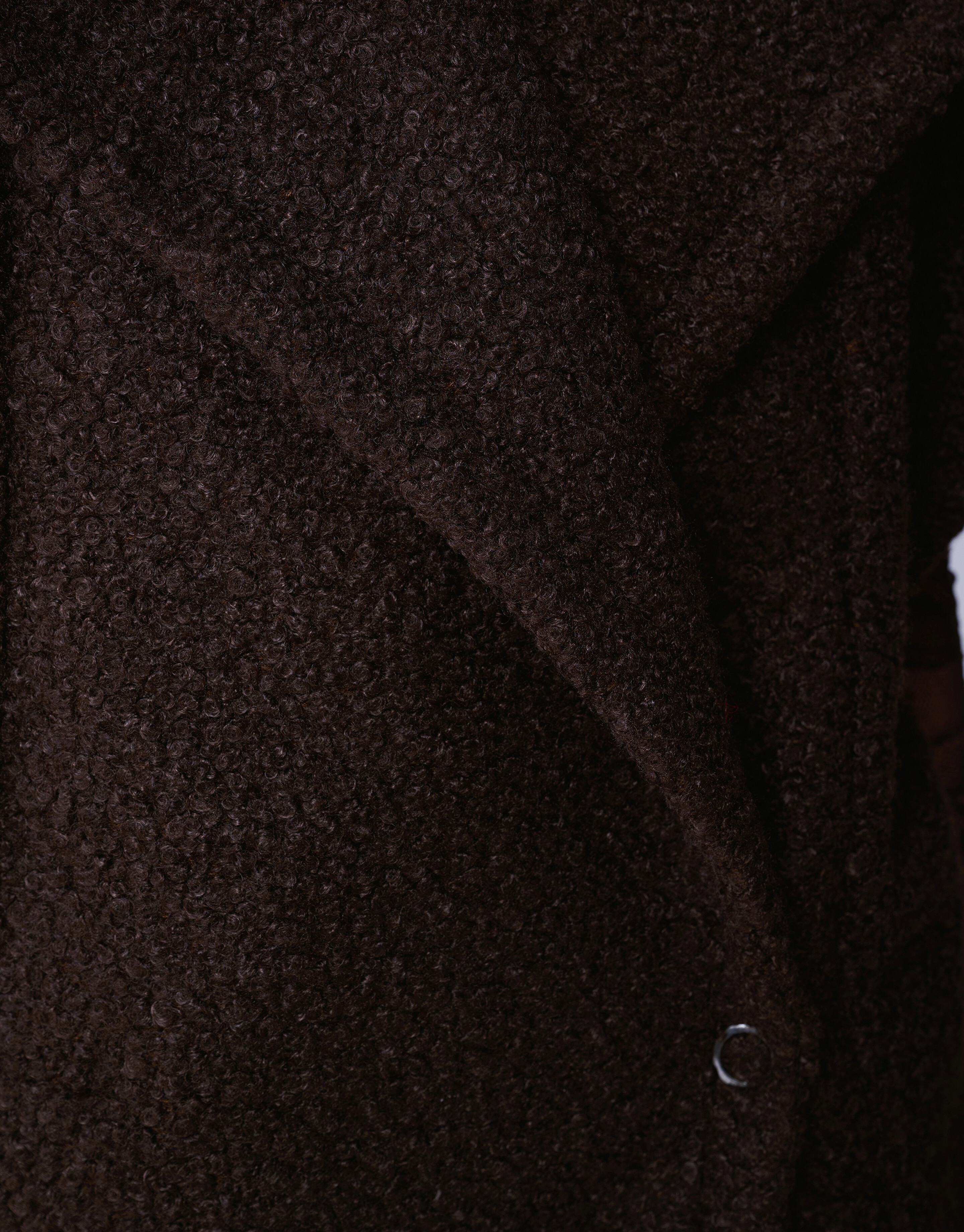 Oversized Teddy Gilet Donkerbruin SHOEBY WOMEN