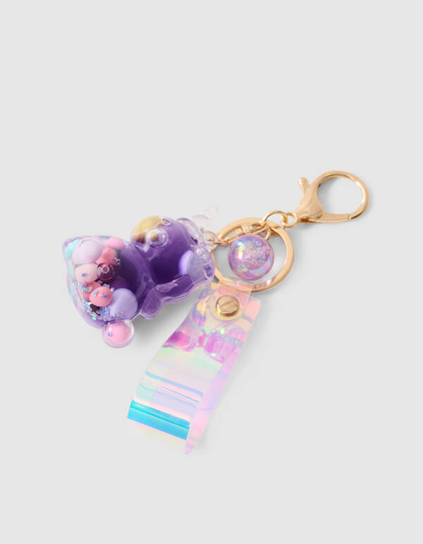 Unicorn Sleutelhanger Paars SHOEBY ACCESSOIRES