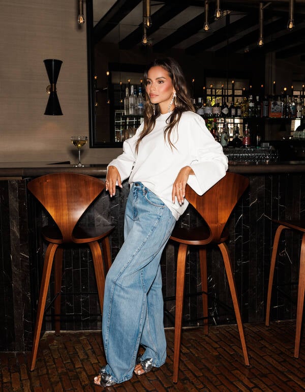 Barrel Fit Jeans Mediumstone By Monica SHOEBY WOMEN