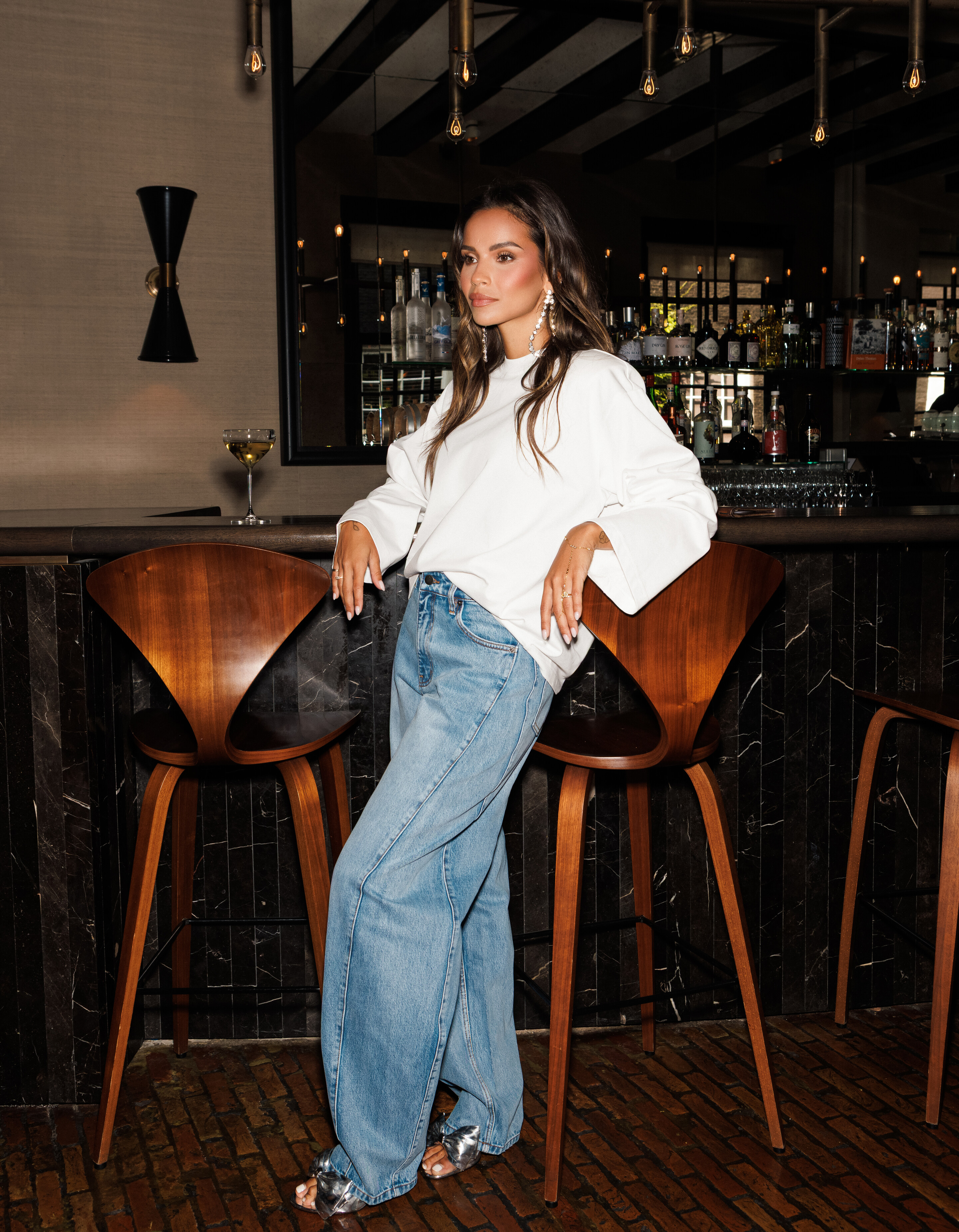 Barrel Fit Jeans Mediumstone By Monica SHOEBY WOMEN